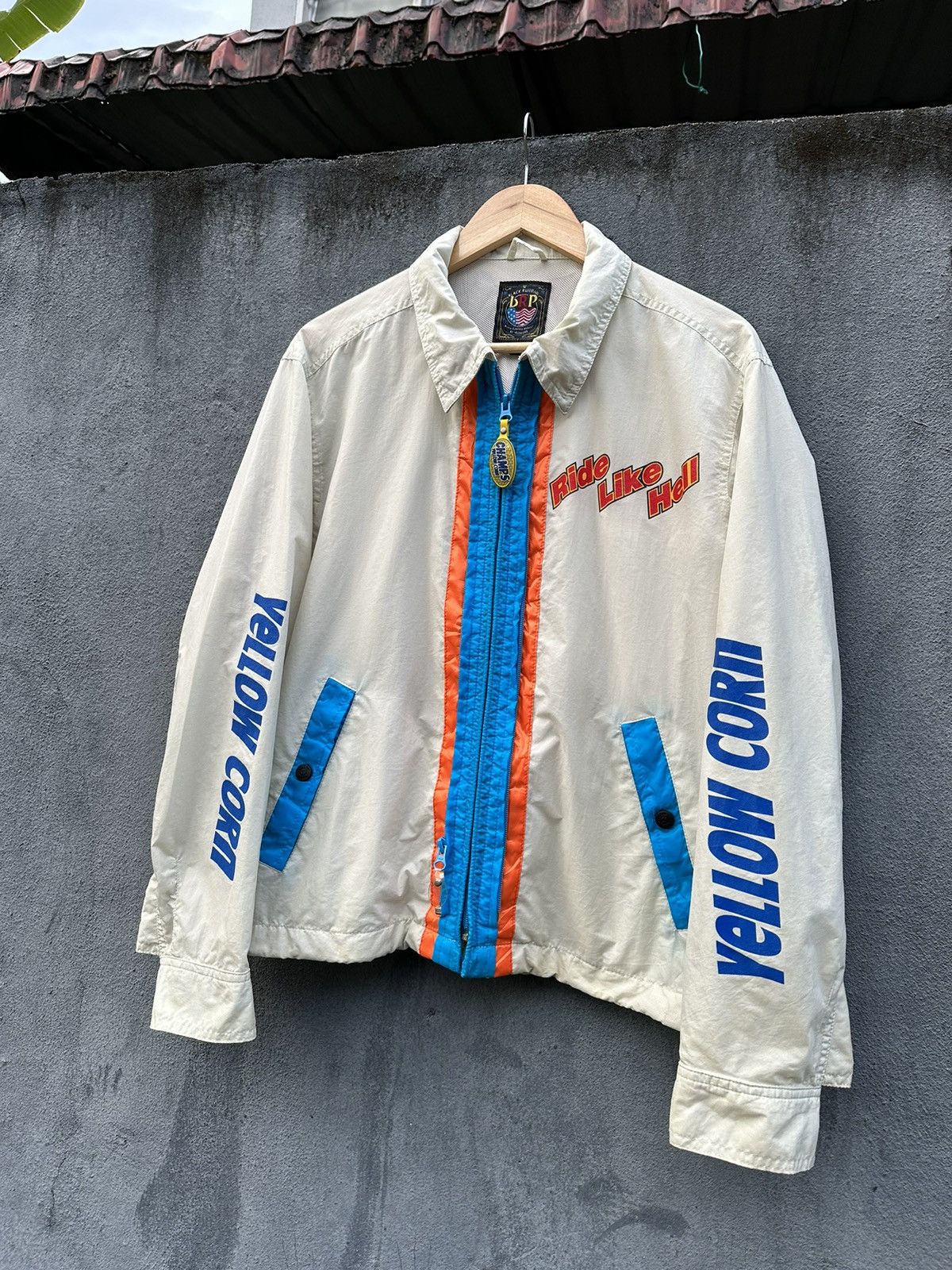 YELLOW CORN 👹Yellow Corn RIDE LIKE HELL Detroit Style Jacket Size US L / EU 52-54 / 3 - 7 Thumbnail