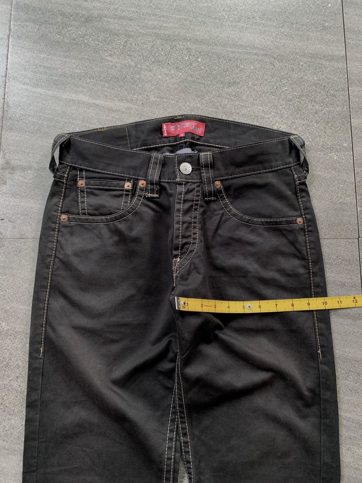 Junya Watanabe × Levi's FREE TAX! Contrast Stitching Straight Denim Jeans Size US 31 - 17 Thumbnail