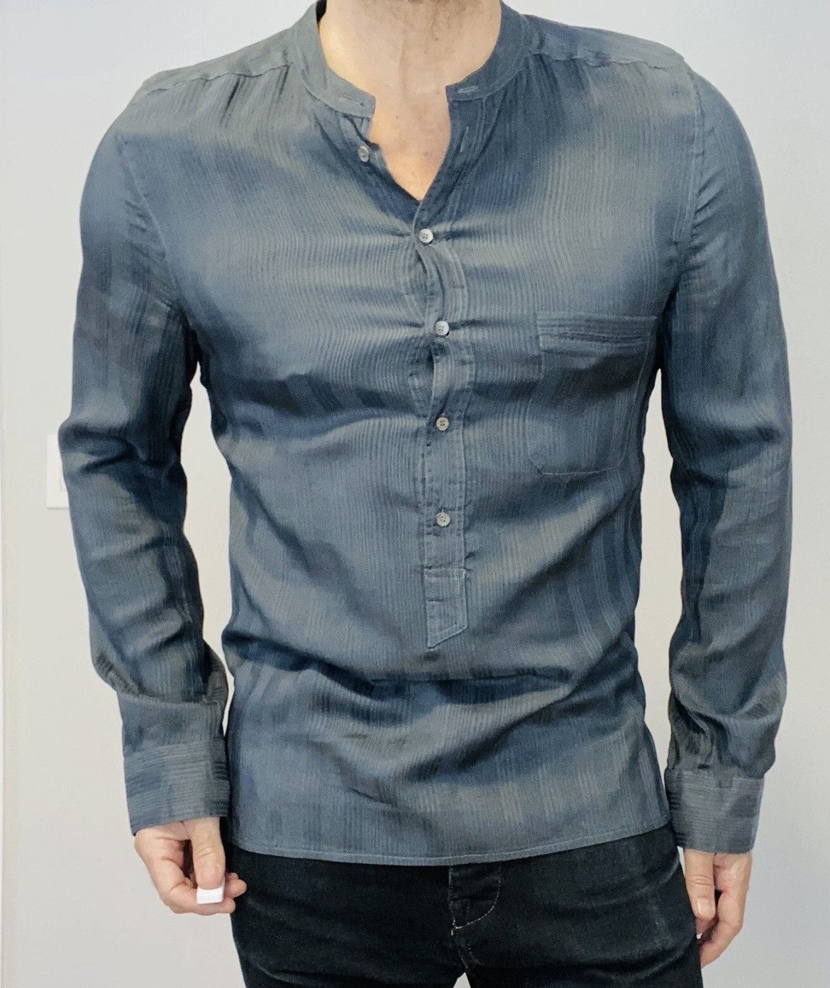 Balenciaga Balenciaga Men Silk Shirt Size US M / EU 48-50 / 2 - 1 Thumbnail