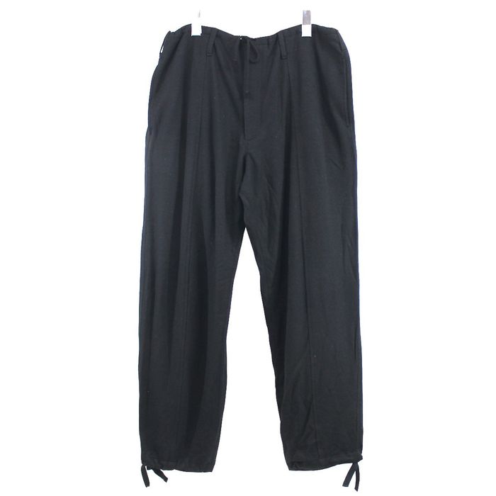 Yohji Yamamoto YOHJI YAMAMOTO pour homme 16AW drawcord wide pants