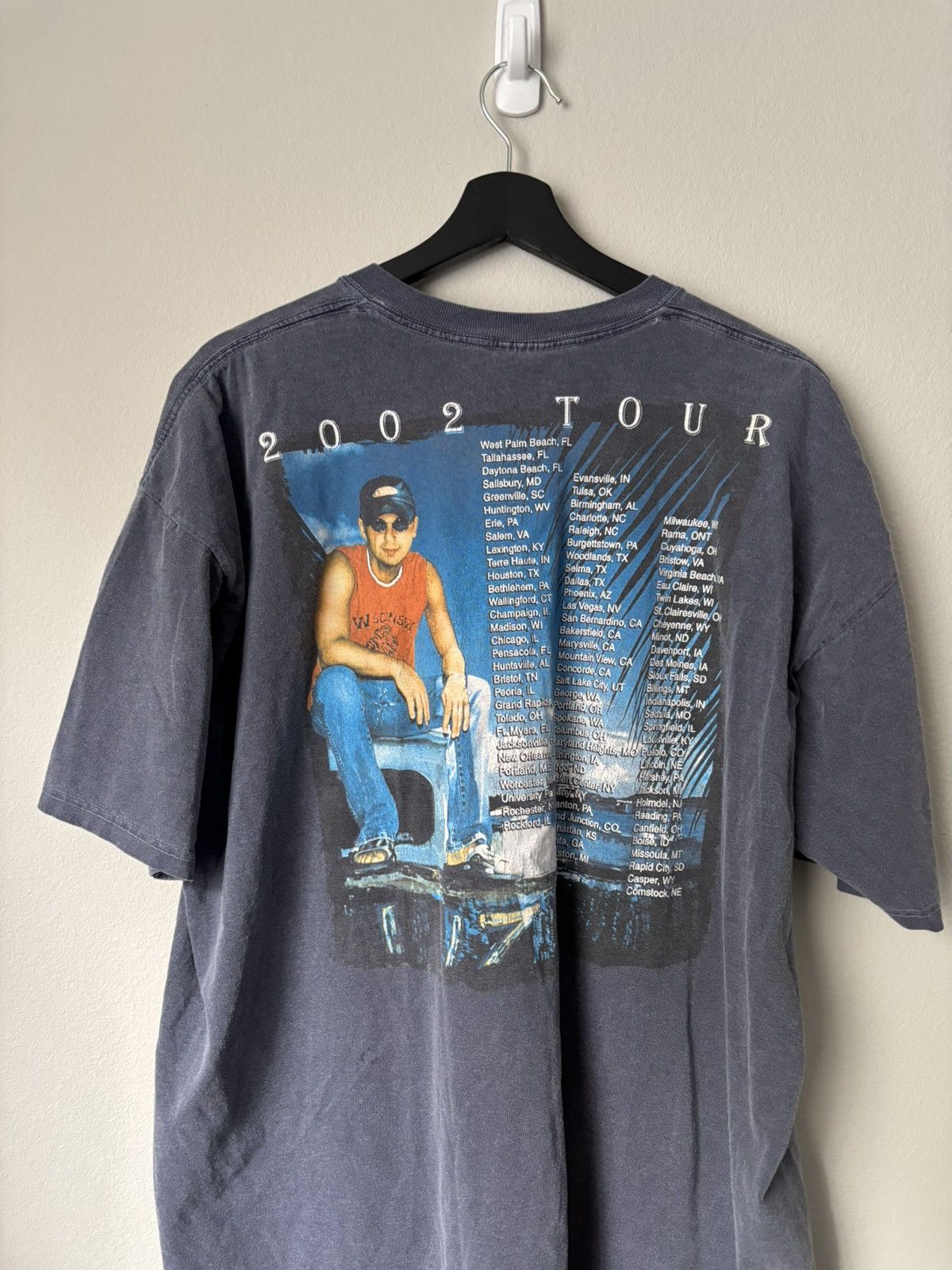 Vintage 2002 Kenny Chesney Tour Tee Size US XXL / EU 58 / 5 - 5 Thumbnail