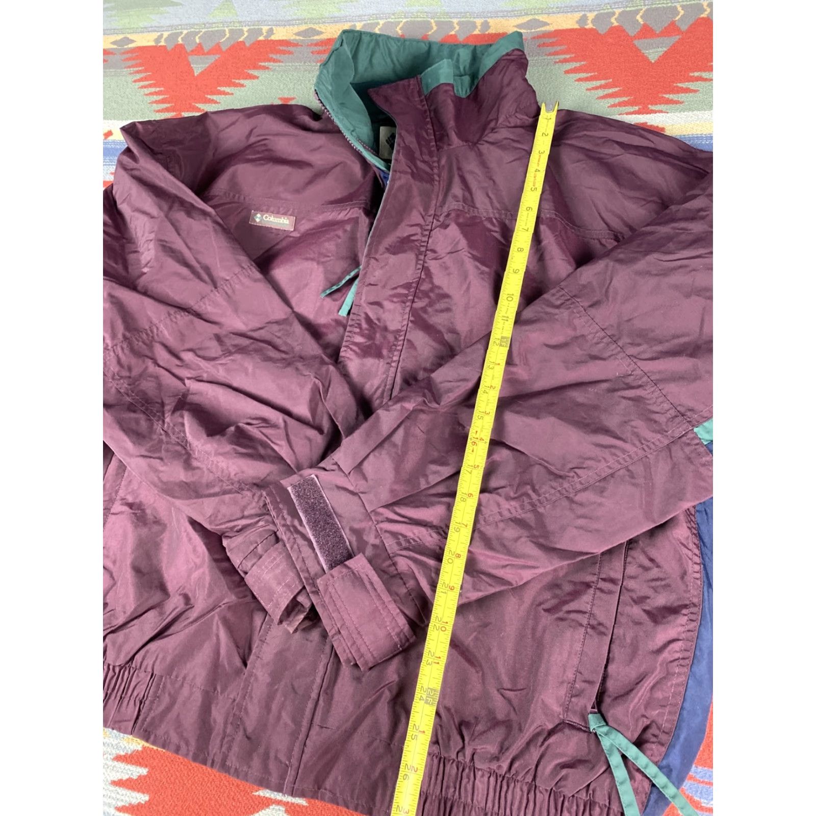 Vintage VINTAGE Columbia Sportswear Bomber Jacket Windbreaker XL Purple Mens Size US XL / EU 56 / 4 - 4 Thumbnail