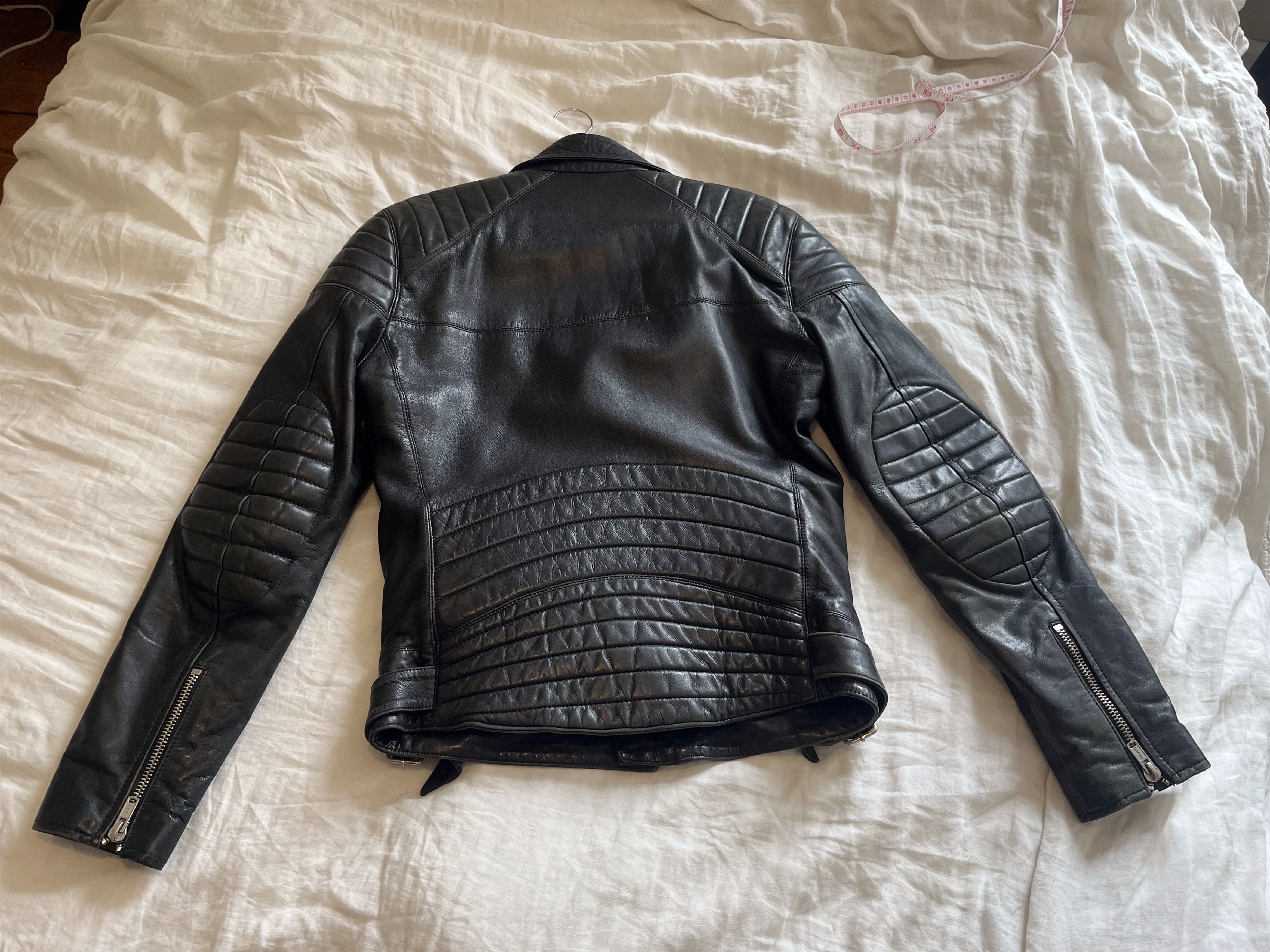 Blk Dnm Leather Moto Jacket Size US M / EU 48-50 / 2 - 8 Thumbnail