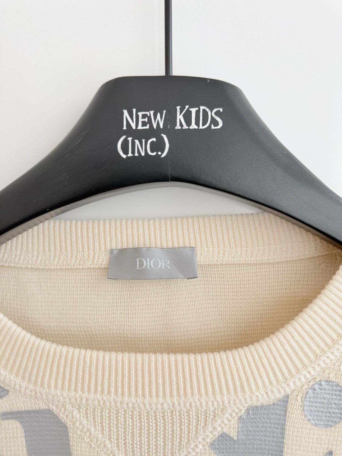 Dior Dior Oblique Beige Reflective Sweater Size US L / EU 52-54 / 3 - 3 Thumbnail