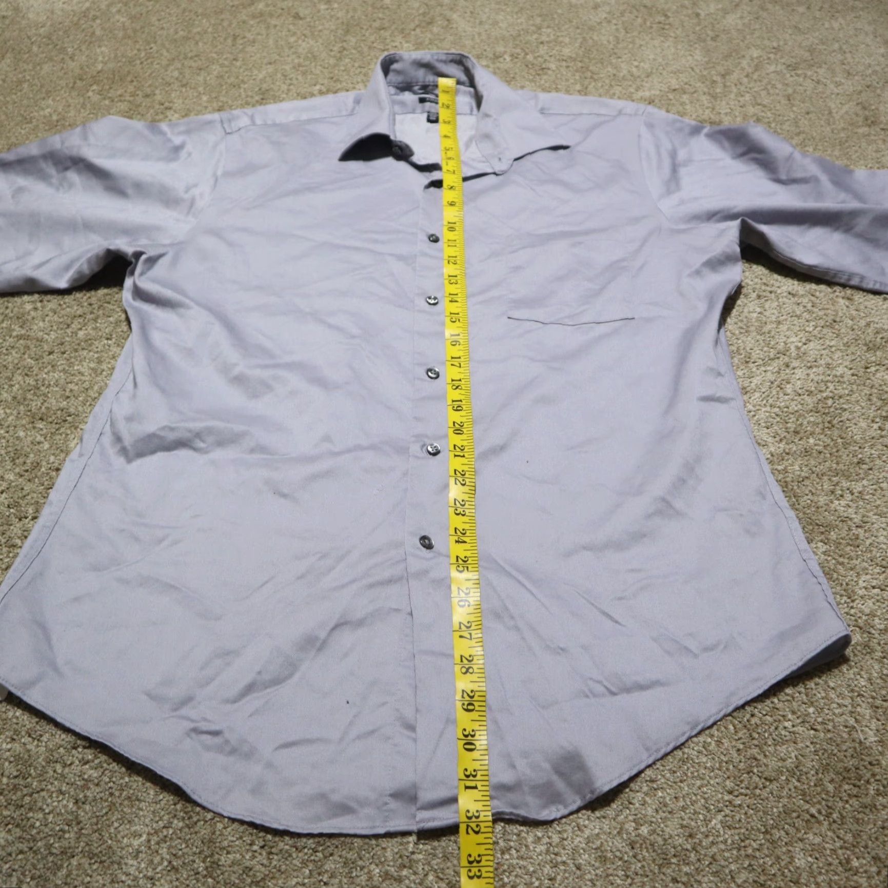 Arrow Arrow Shirt Adult Regular Size 16.5 Gray Button-Up Long Sleeve Men's Vintage? Size US L / EU 52-54 / 3 - 6 Thumbnail