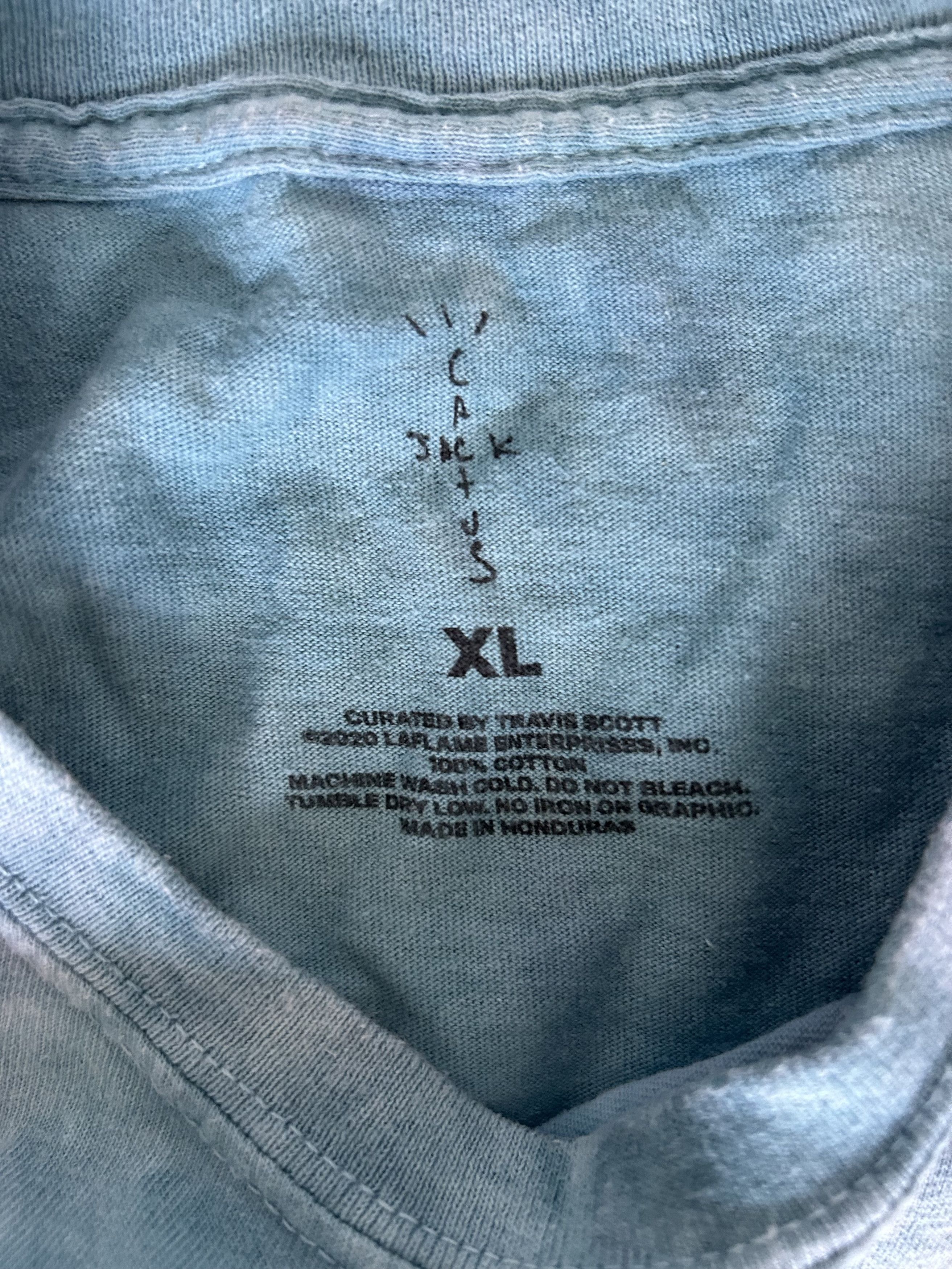 Travis Scott Travis Scott X McDonalds Cactus Pack Blue Tie Dye T Shirt Size US XL / EU 56 / 4 - 3 Thumbnail