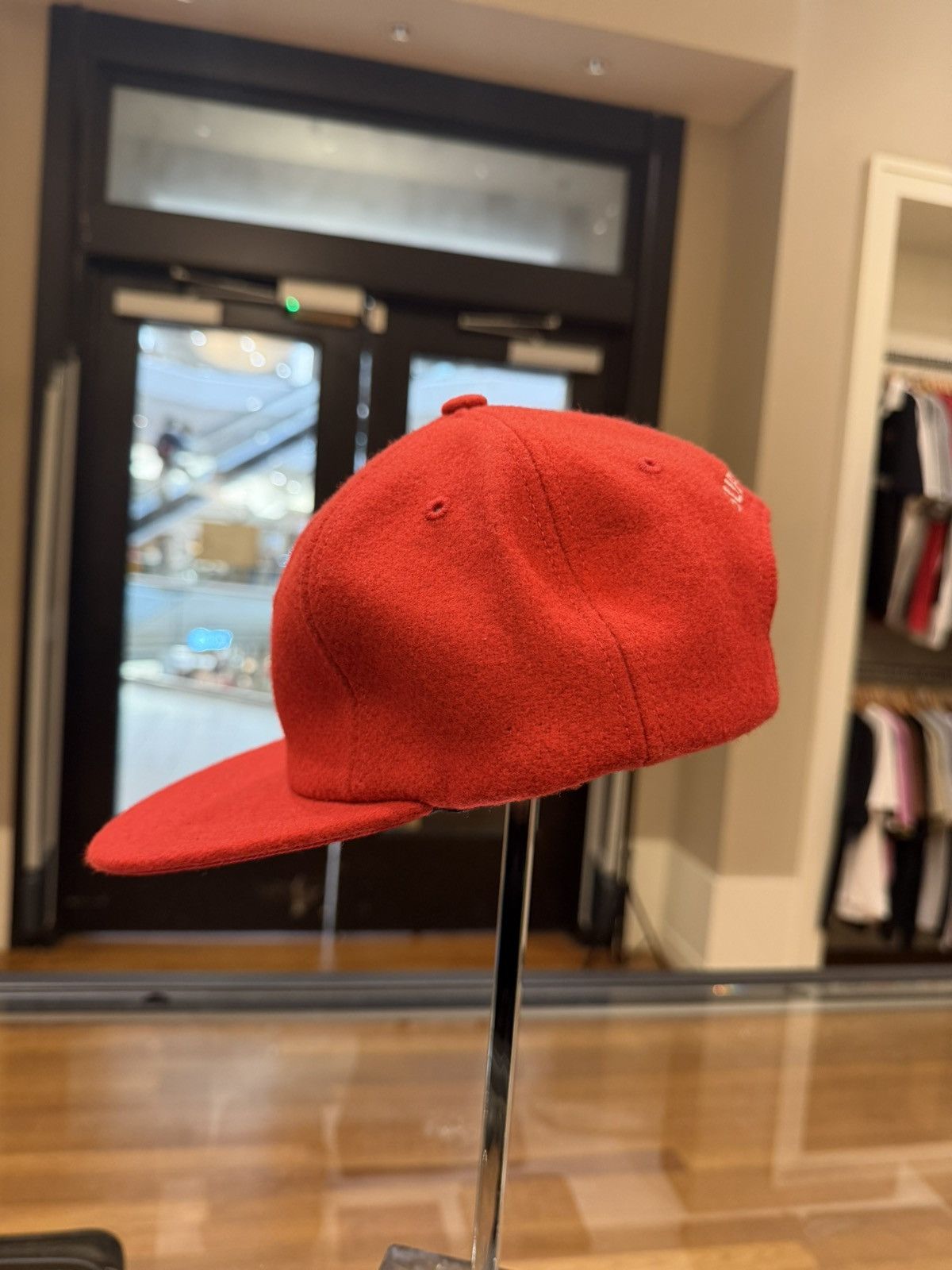 Supreme Supreme S Logo 6 Panel Hat - Red Size ONE SIZE - 4 Thumbnail
