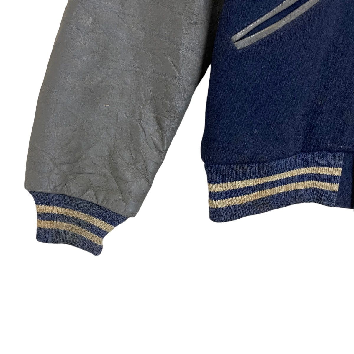 Other 90s Butwin Wool Varsity Sleeve Leather Varsity Jacket Size US M / EU 48-50 / 2 - 11 Thumbnail