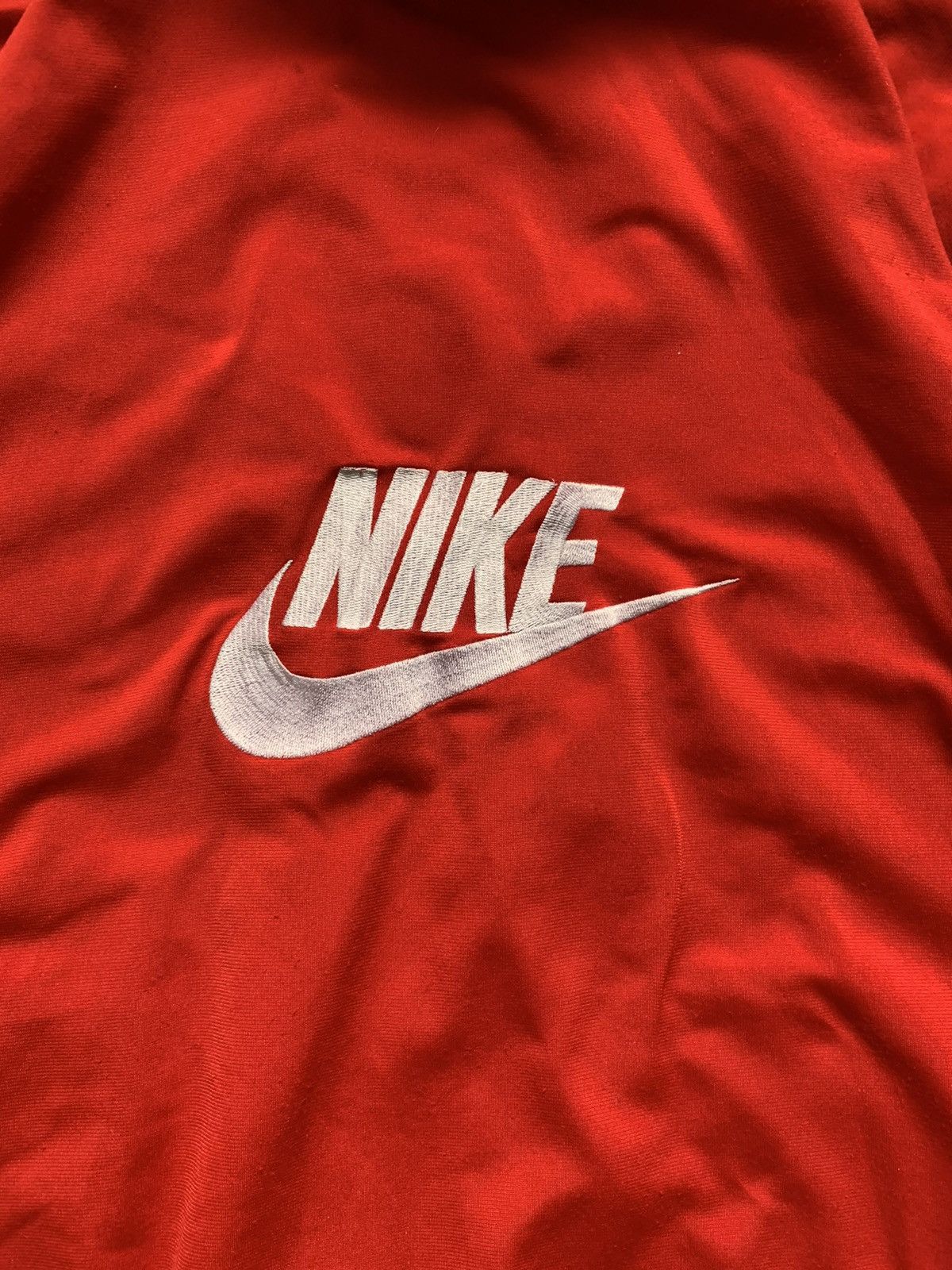 Nike Vintage Nike Baggy Zip Hoodie Spell Out Swoosh Y2K USA Drill Size US L / EU 52-54 / 3 - 4 Thumbnail