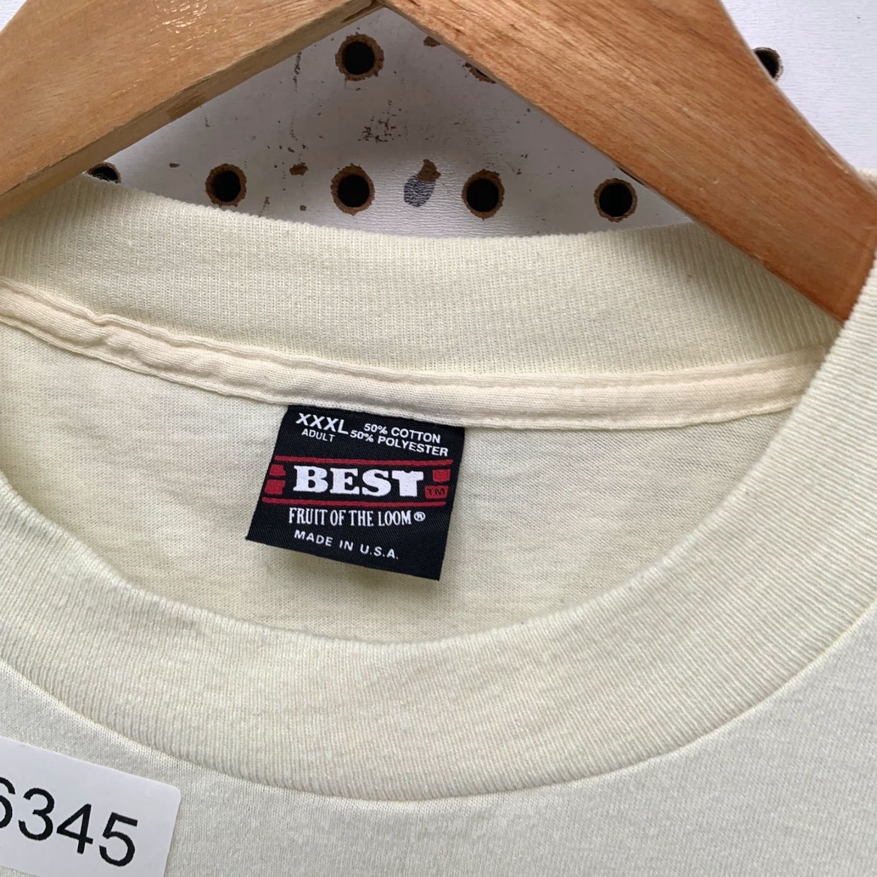 Fruit Of The Loom VINTAGE Vintager Funny Bill Clinton Shirt Mens 3XL White Single Stitch Hillary 90s USA Size US XXL / EU 58 / 5 - 3 Thumbnail