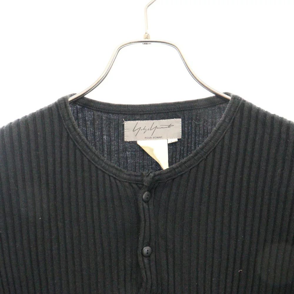Yohji Yamamoto Yohji Yamamoto POUR HOMME henry short sleeve t-shirt Size US XXL / EU 58 / 5 - 3 Thumbnail