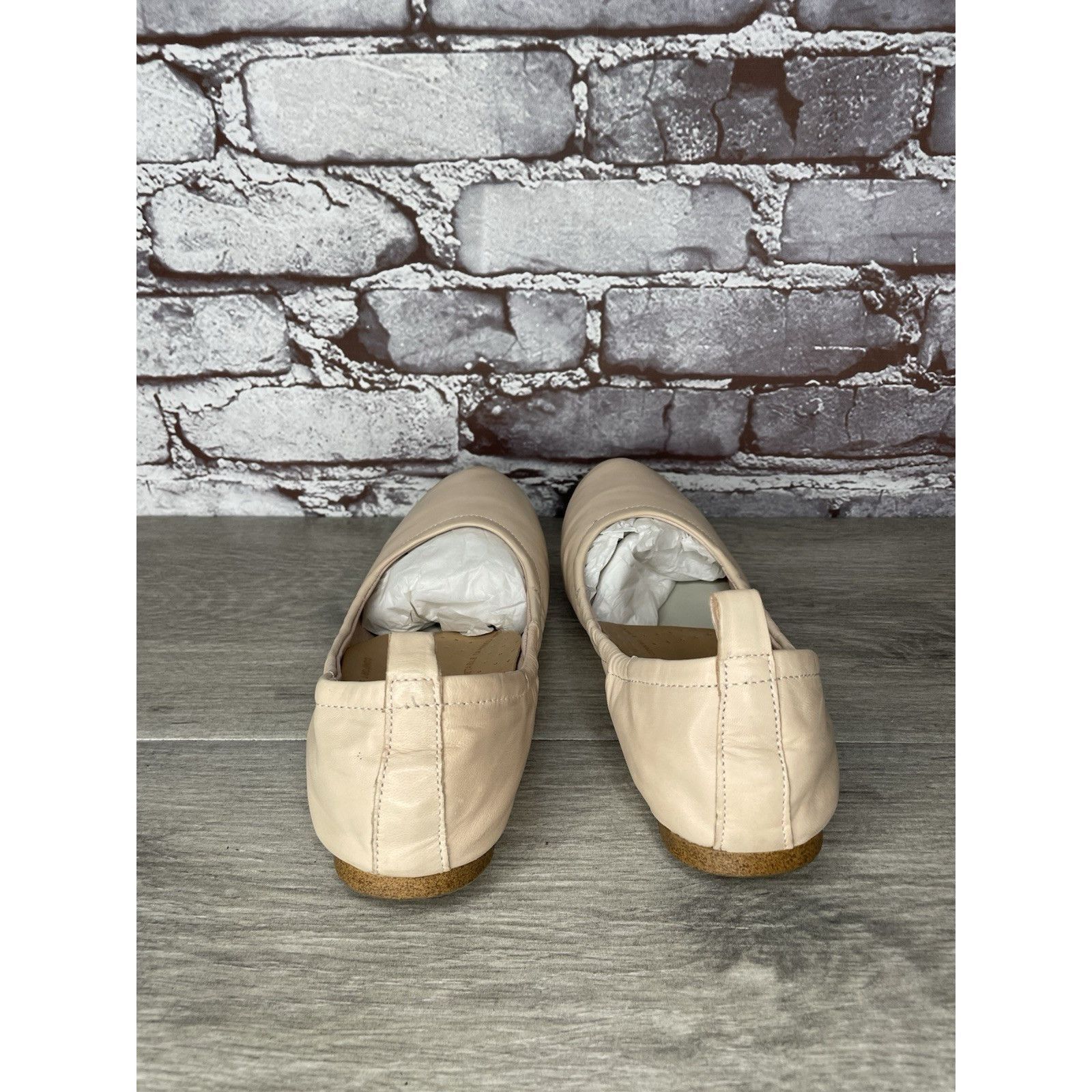 Other 1. State Skylar Ivory Leather Round Ballet Flats Shoes Women Size US 8.5 / IT 38.5 - 5 Thumbnail