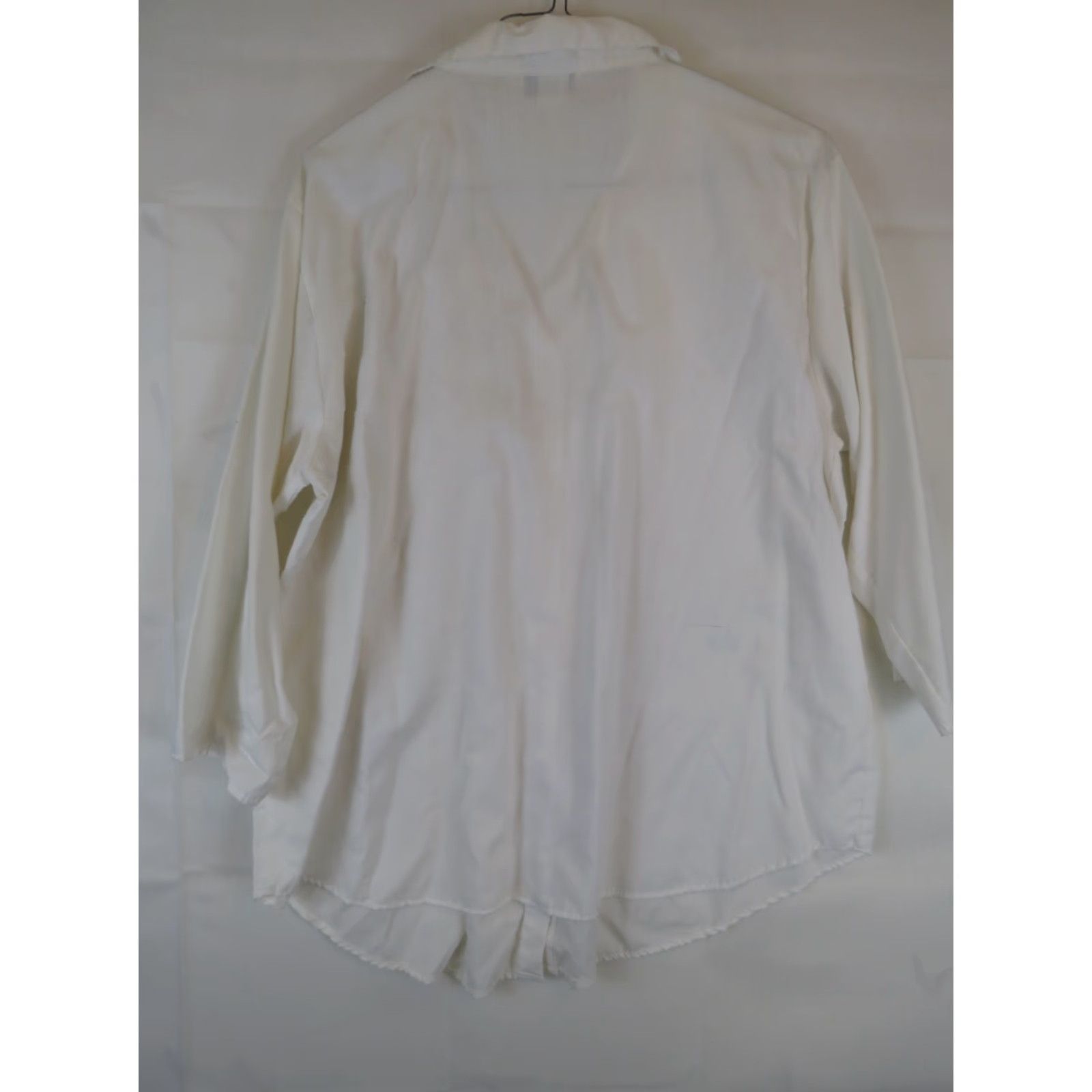 Vintage VINTAGE Above All White shirt XL Womens Blouse 3/4 Sleeve Collared 50s 60s 70s Size XL / US 12-14 / IT 48-50 - 7 Thumbnail
