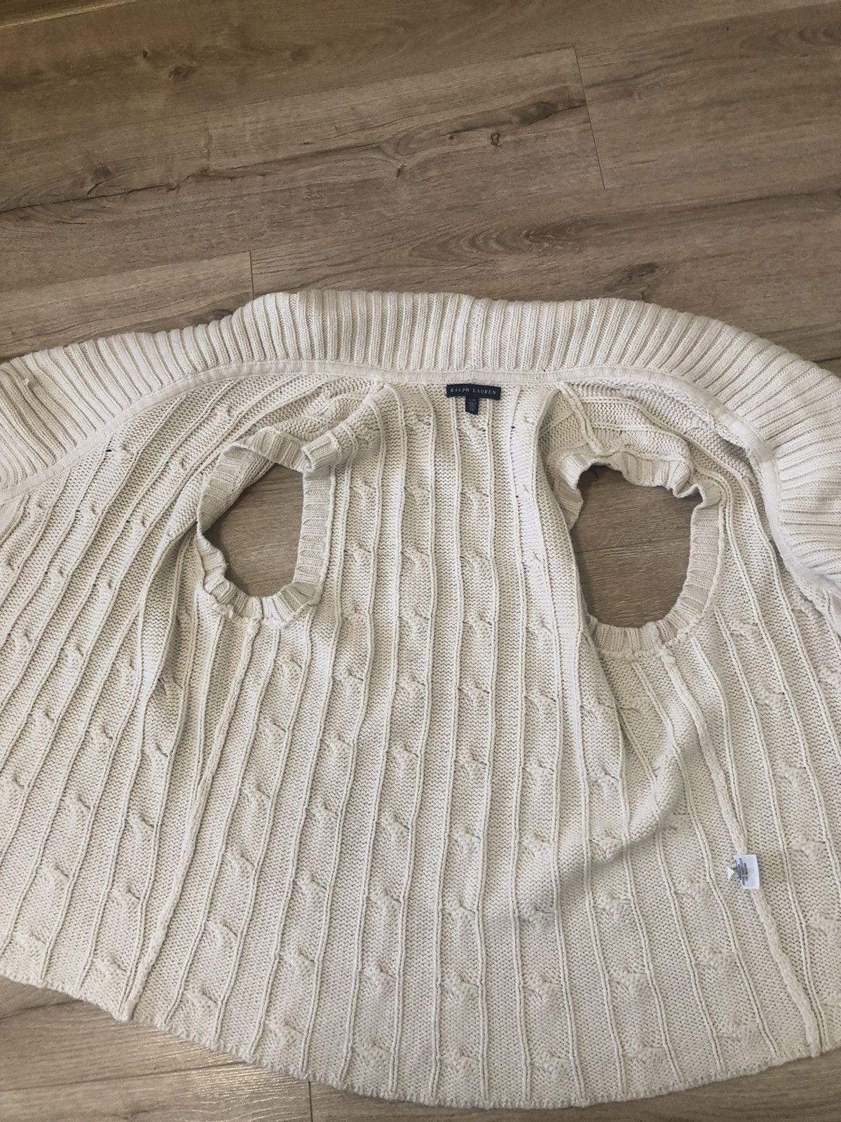 Ralph Lauren × Vintage Ralph Lauren Cardigan Knitted Belted Striped Silk Size L / US 10 / IT 46 - 6 Thumbnail
