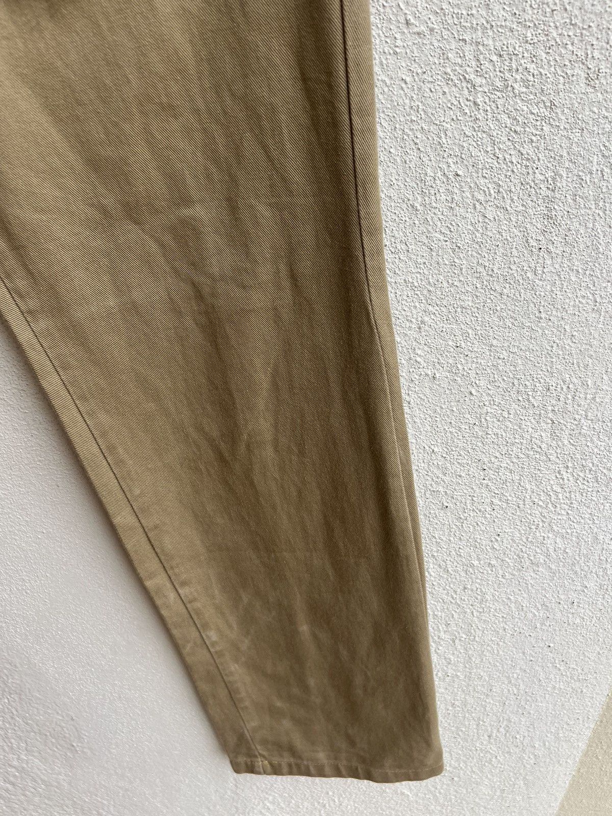 Yarmo YARMO Made in England Cinch Back Khaki Trouser Pant Size US 32 / EU 48 - 12 Thumbnail