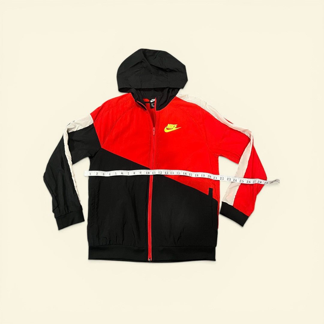 Nike 90’s Vintage Lightweight Red & Black Spray Jacket (Mens XL) Size US XL / EU 56 / 4 - 3 Thumbnail