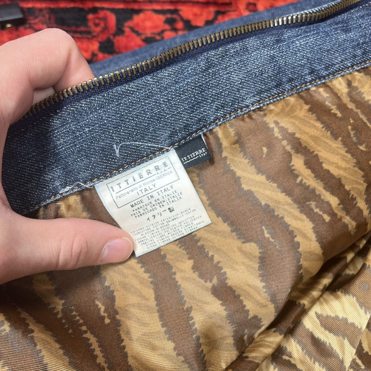 Dolce & Gabbana Dolce & Gabbana Denim Jacket Tiger Lining Logo Back Patch Size L / US 10 / IT 46 - 16 Thumbnail