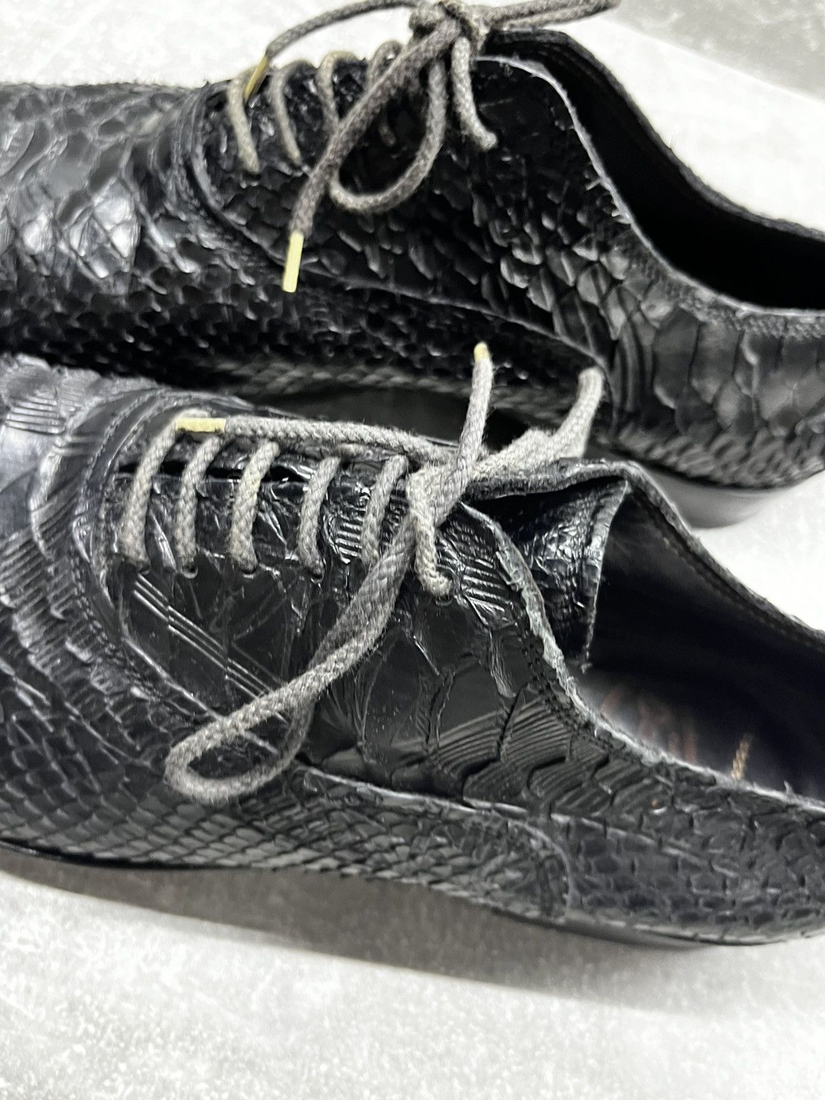 Barracuda Barracuda avant garde python learher bottega veneta style Size US 10.5 / EU 43-44 - 8 Thumbnail