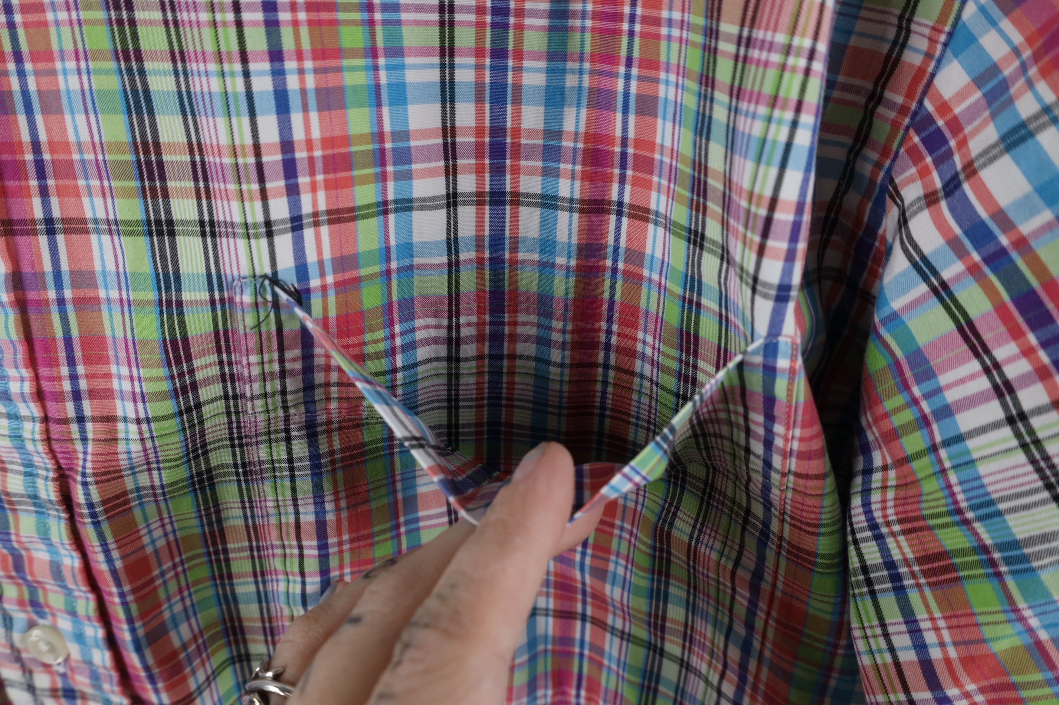 Ralph Lauren × Vintage Vintage 90s Ralph Lauren Fit Rainbow Plaid Button Down Shirt Size US L / EU 52-54 / 3 - 5 Thumbnail