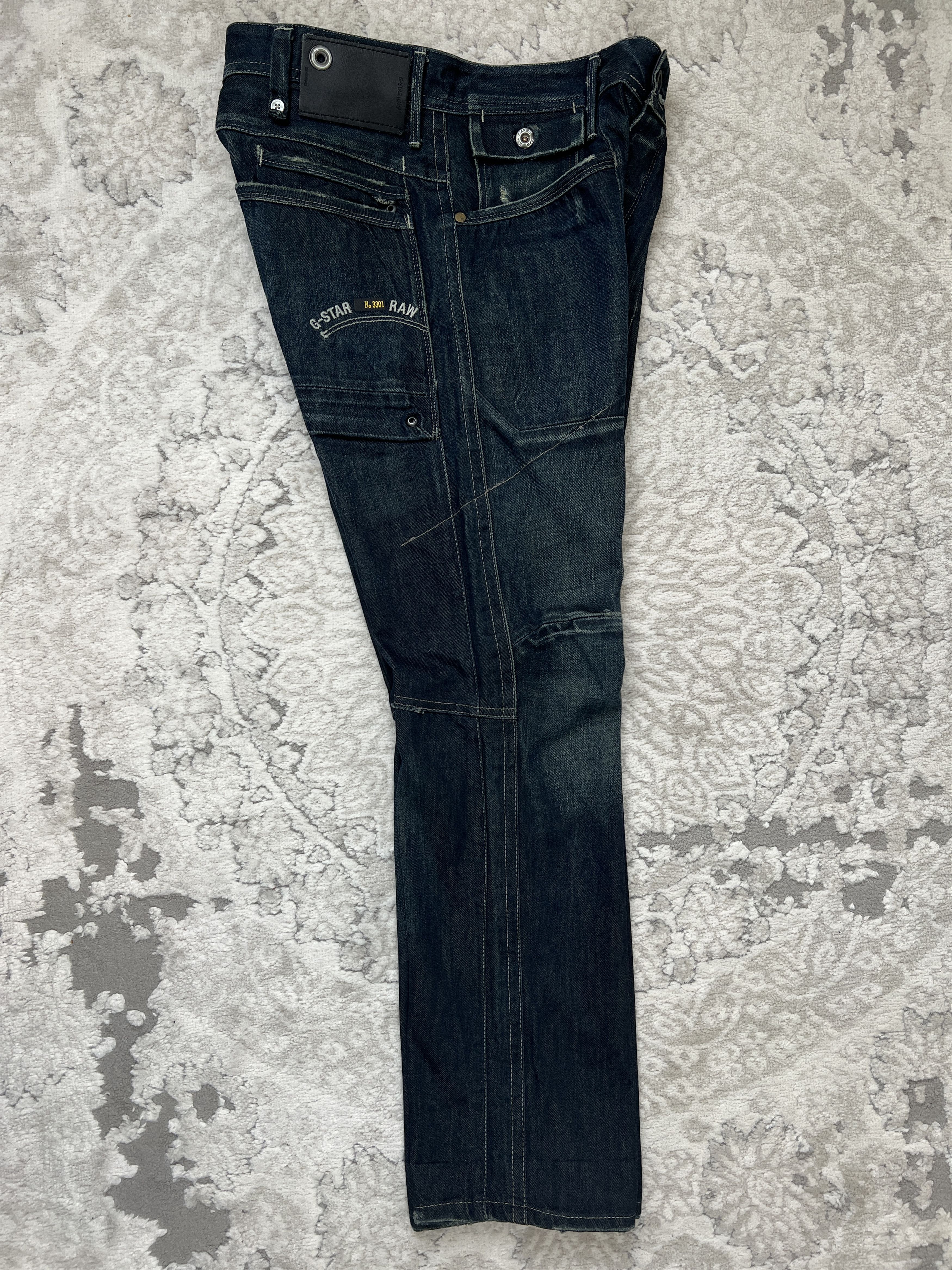 G-Star G-Star RAW Navy Jack Loose Tapered Jeans - Raw Denim 32 Size US 32 / EU 48 - 22 Thumbnail