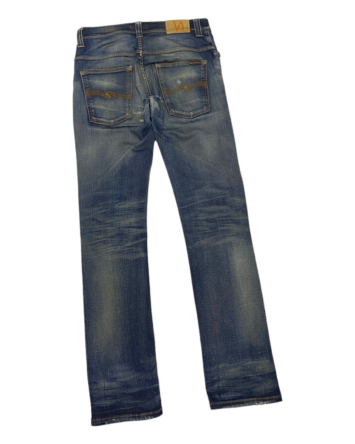 Nudie Jeans NUDIE JEANS DISTRESSED DENIM SLIM SKINNY FIT JEANS Size US 31 - 4 Thumbnail