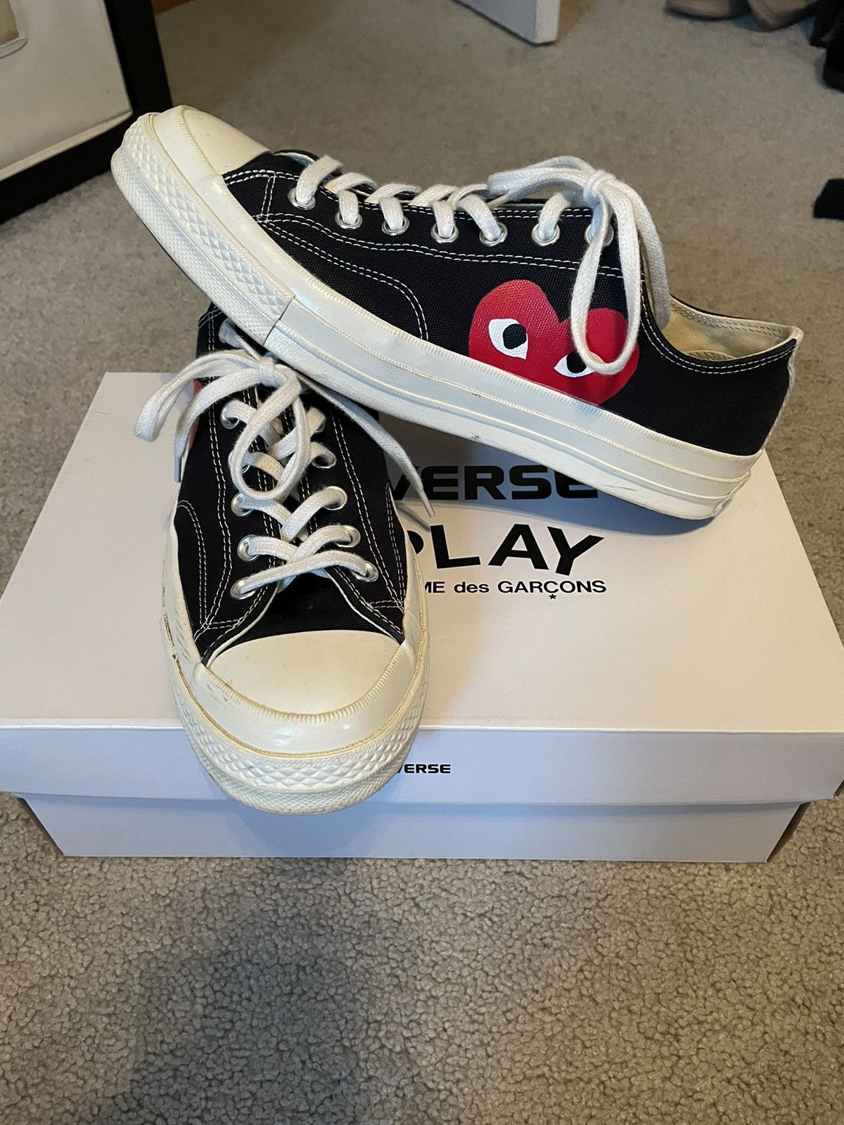 Cdg converse sizes on sale