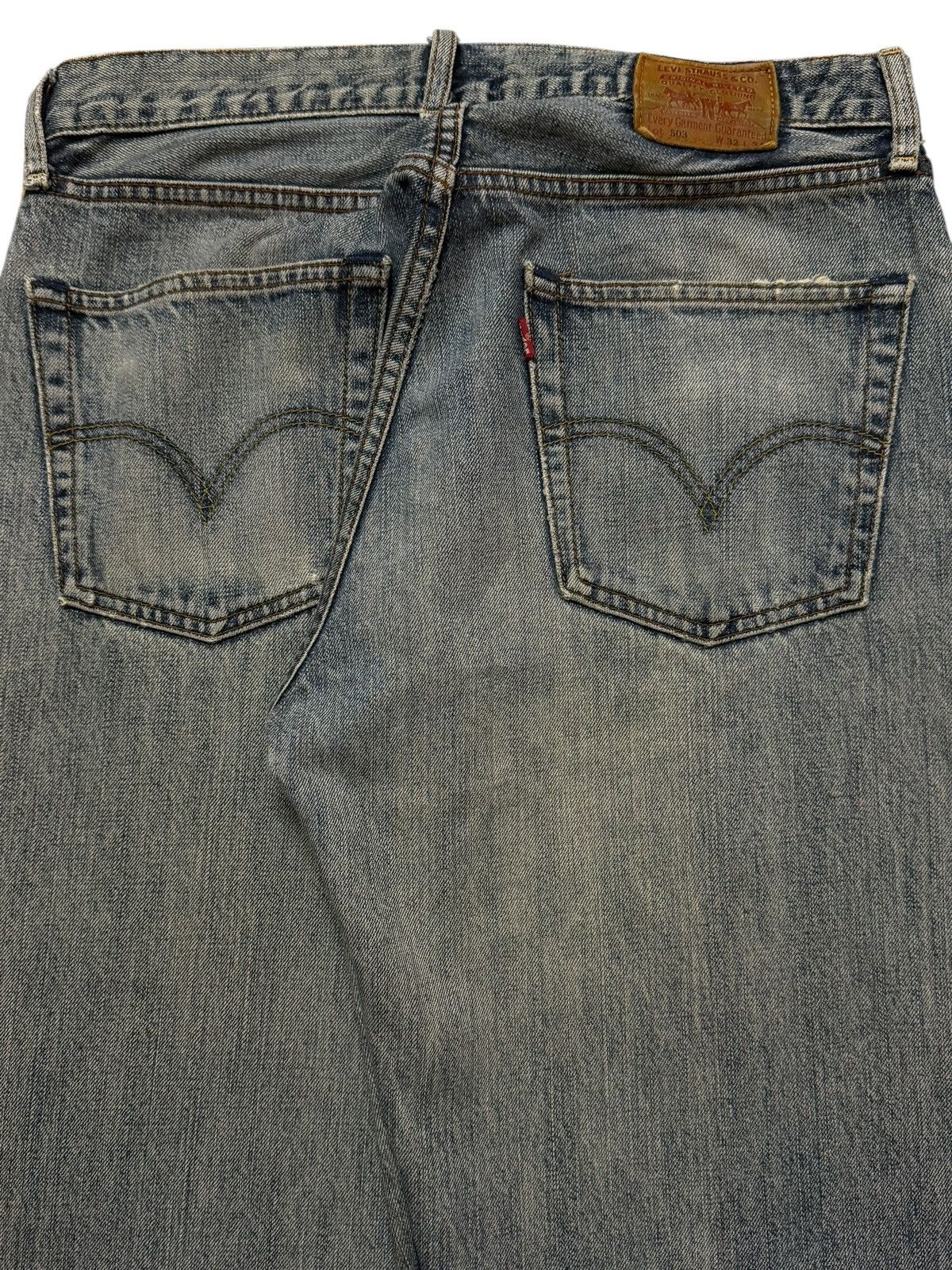 Levi's Vintage Y2K Japan Levis 503 Blue Faded Wash Relaxed Wide Leg Size US 31 - 5 Thumbnail