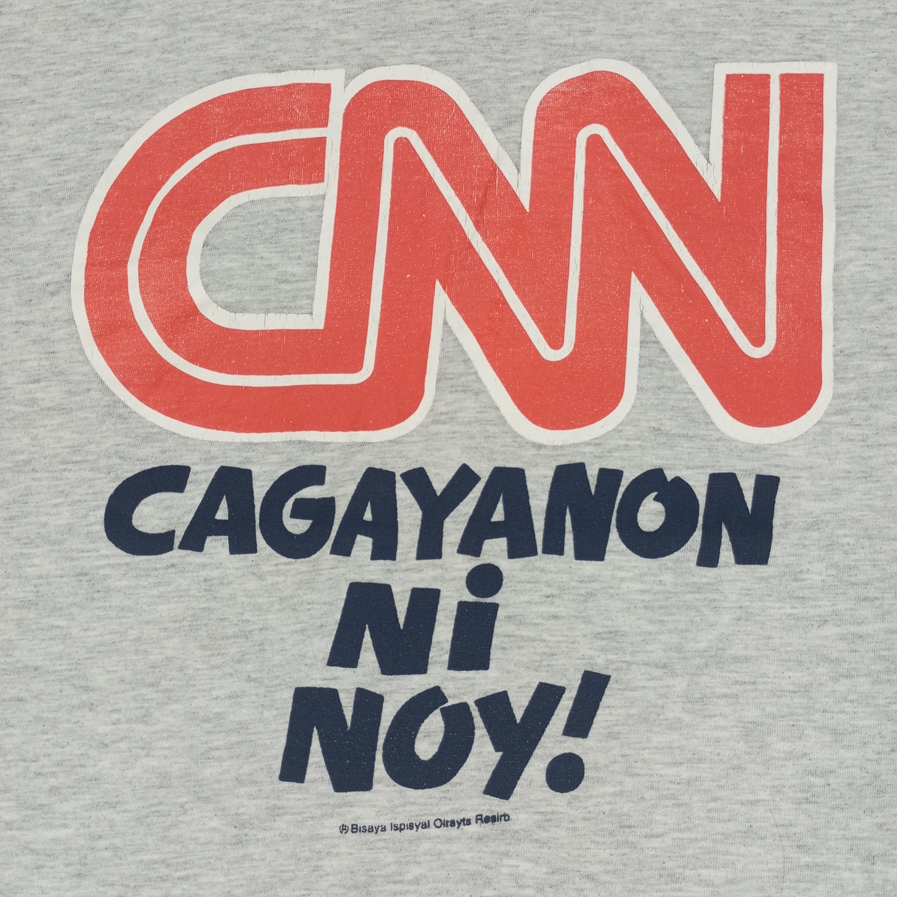 Vintage CNN Television Channel Tshirt Promo Style Size US L / EU 52-54 / 3 - 2 Thumbnail