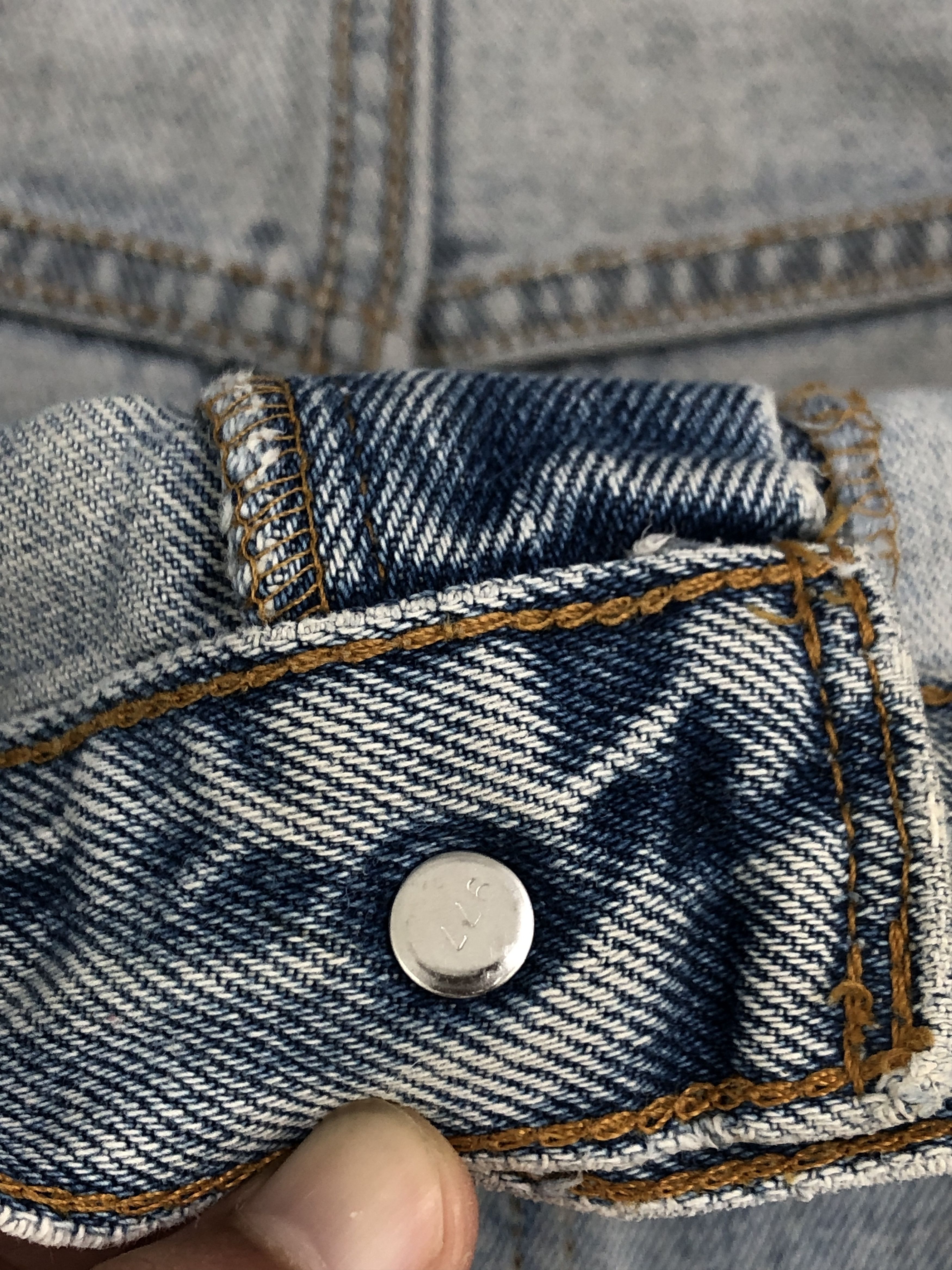 Levi's Vintage 90s Levis 505 Light Wash Jeans S0020 Size US 40 / EU 56 - 12 Thumbnail