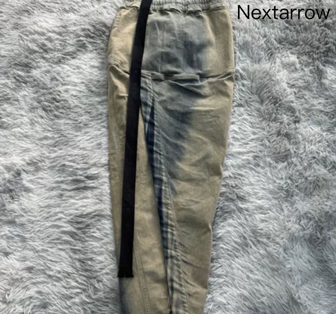 Rick Owens Rick Owens Drkshdw 23SS Geth Bela Gradient Denim Half Skirt Size 26" / US 2 / IT 38 - 5 Thumbnail