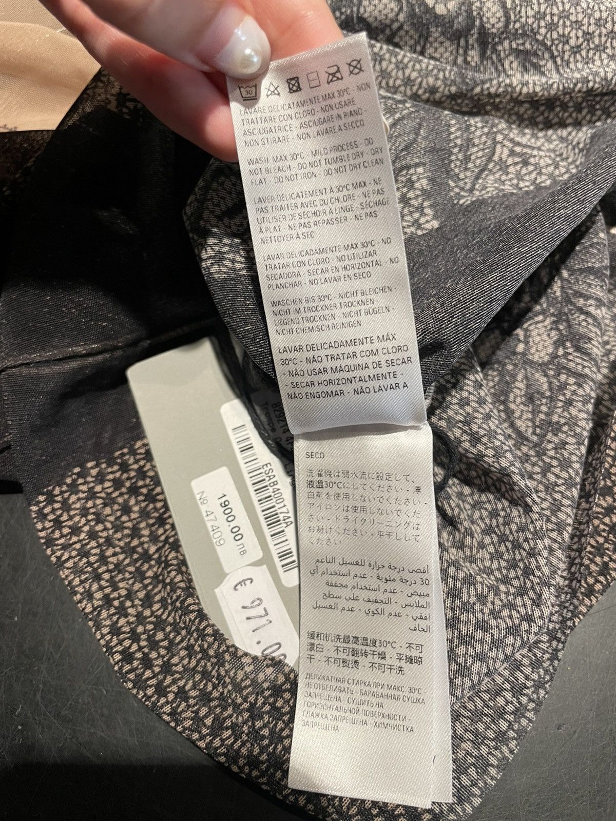 Balenciaga TROMPE L’ŒIL LINGERIE TOP Size M / US 6-8 / IT 42-44 - 6 Thumbnail