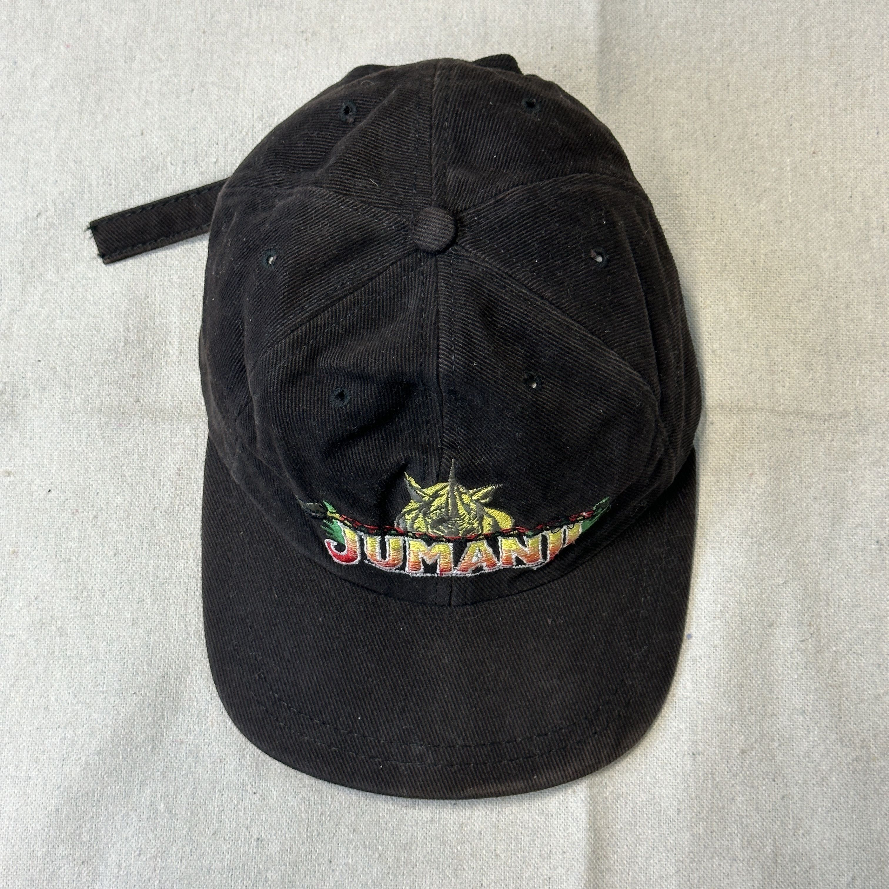 Other Vintage Jumanji Embroidered Black Cap Size One Size Size ONE SIZE - 3 Thumbnail