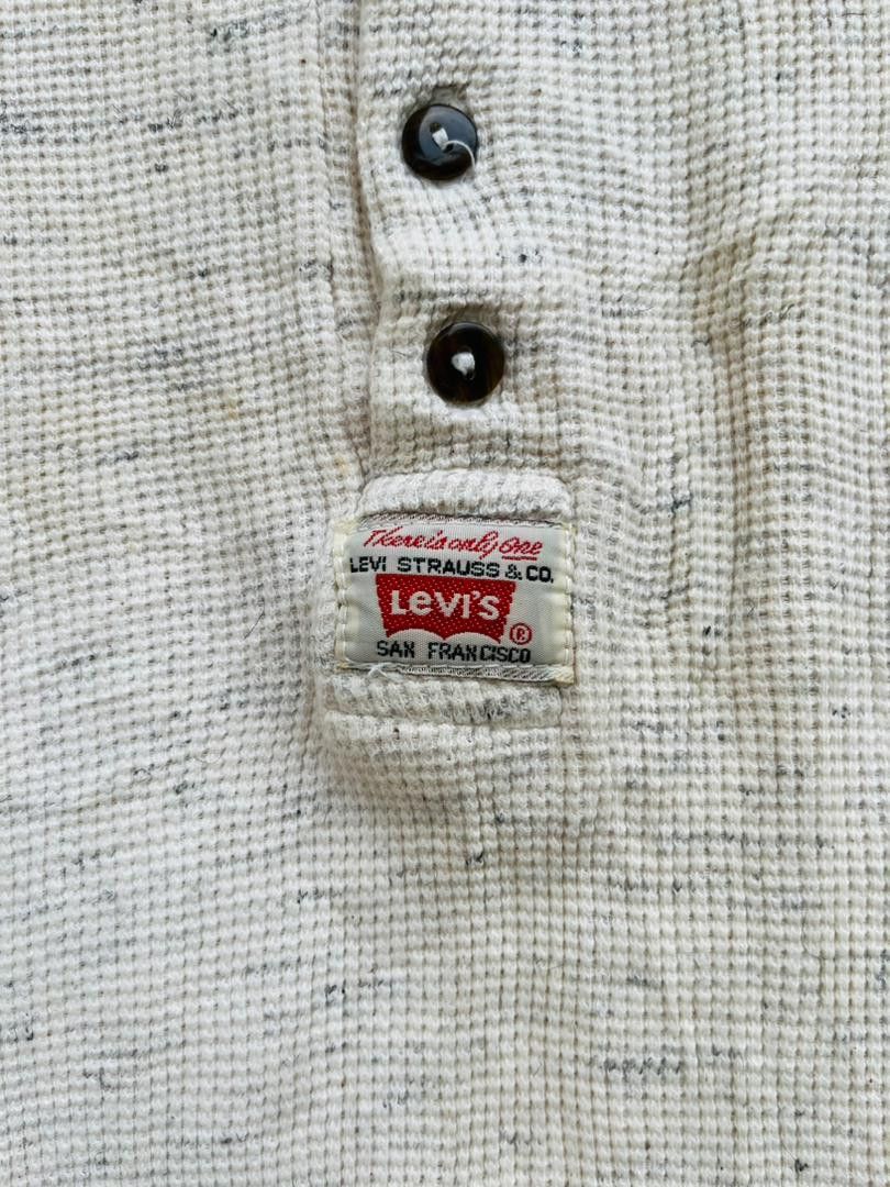 Levi's Vintage Clothing × Vintage Vintage 90s Levis Half Button Streetwear Fashion Style Size US M / EU 48-50 / 2 - 6 Thumbnail