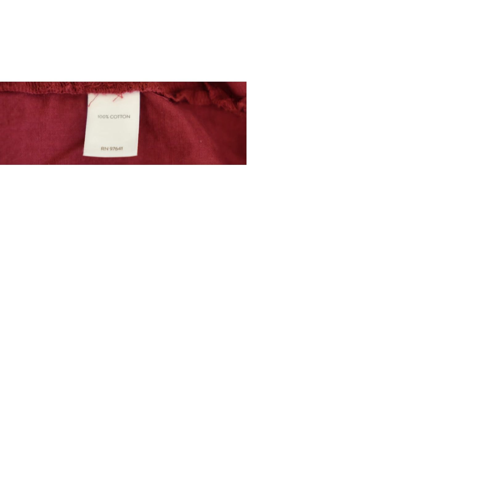J. Jill J Jill Blouse Shirt Dark Red 2X Women's 100% Cotton Lightweight Dolman Sleeve Pullover Short Sleeve Pockets Size XXL / US 16-18 / IT 52-54 - 9 Thumbnail