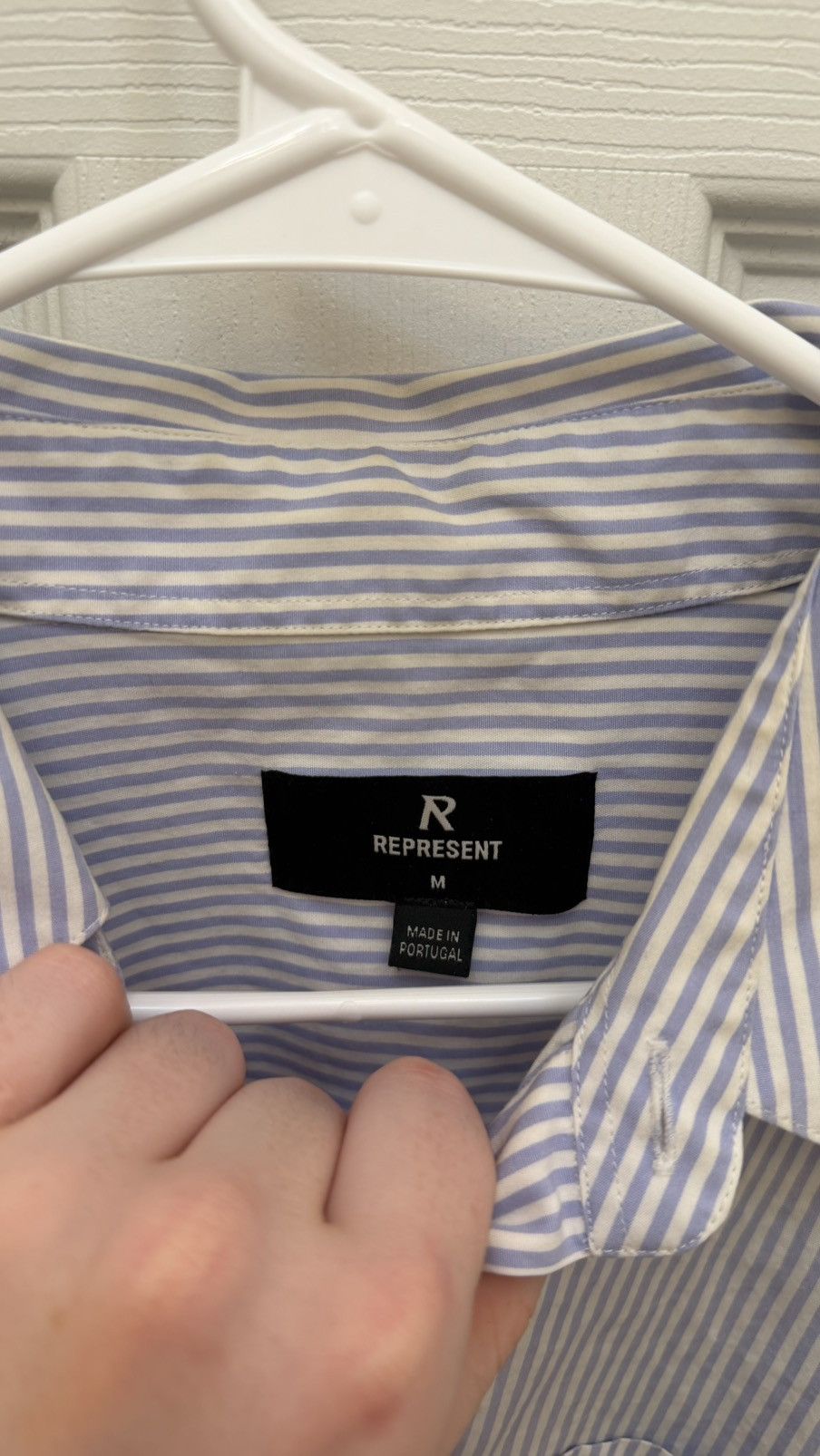 Represent Clo. Represent Pinstripe Short Sleeve Shirt Size US M / EU 48-50 / 2 - 4 Thumbnail