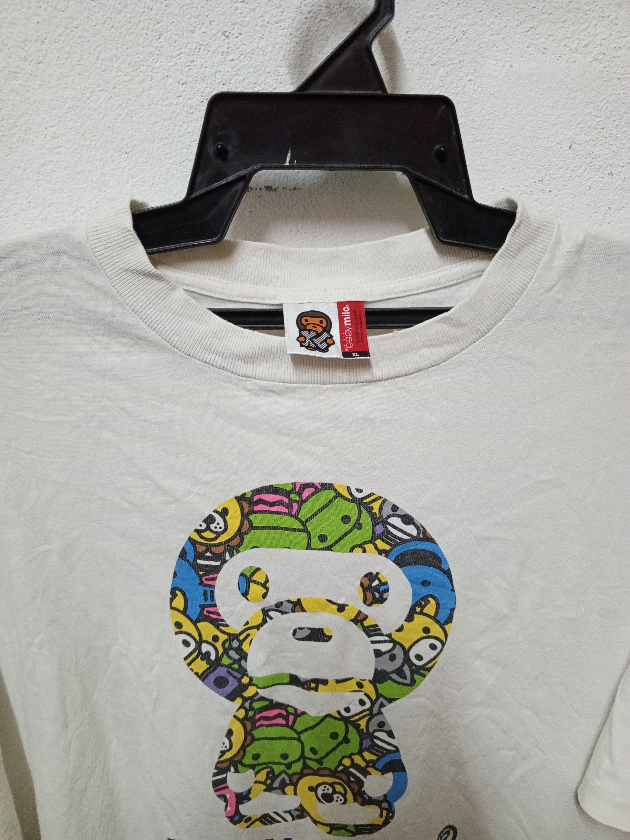 Bape × Vintage A BATHING APE❌BABY MILO JAPAN Size US XL / EU 56 / 4 - 5 Thumbnail