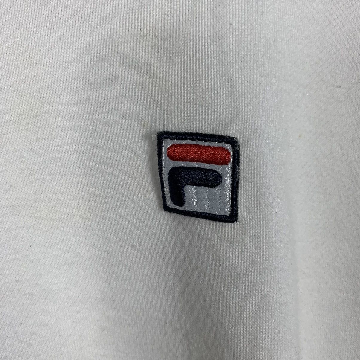 Fila Fila Small Logo White Crewneck Sweatshirt Size US M / EU 48-50 / 2 - 10 Thumbnail
