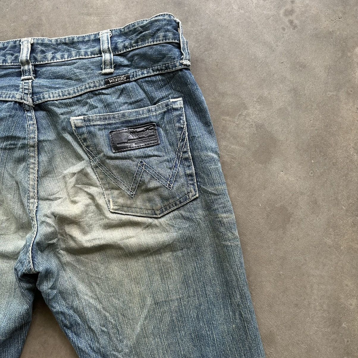 Japanese Brand W34 🔥 Vtg Wrangler Faded Distressed Sick Denim Jean Pant Size US 34 / EU 50 - 13 Thumbnail