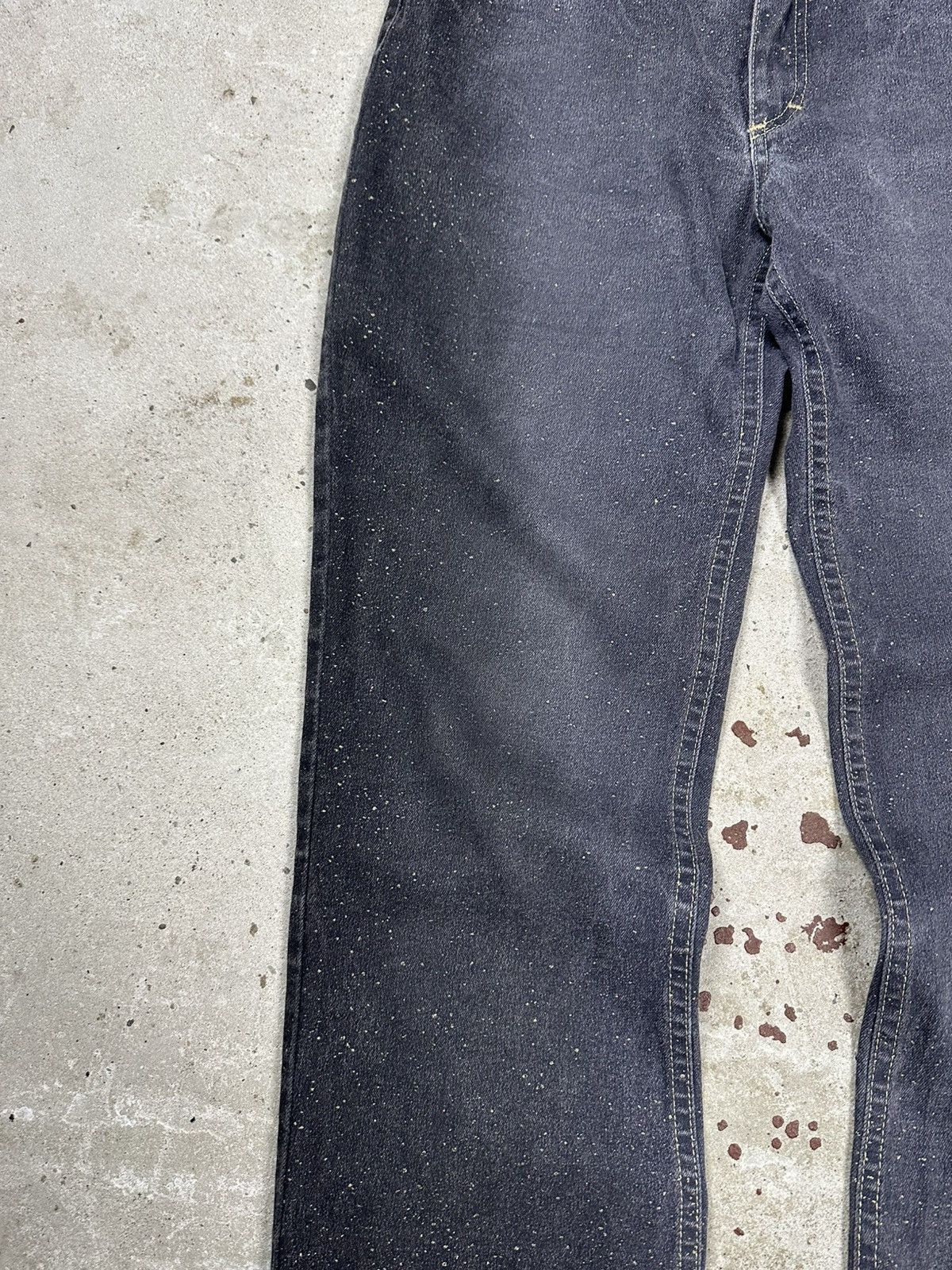 Roberto Cavalli Vintage 90s Roberto Cavalli Brocade Denim Pants Jeans Size 30" / US 8 / IT 44 - 8 Thumbnail