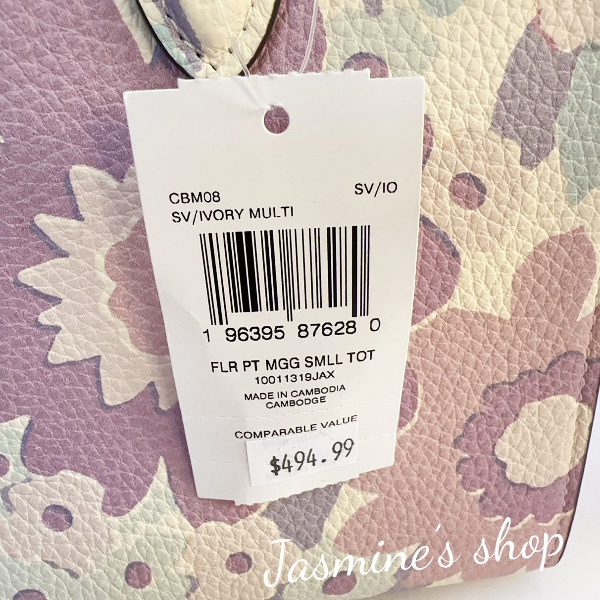 Coach NWT COACH Maggie Small Tote Bag Floral Print CBM08 Size ONE SIZE - 5 Thumbnail