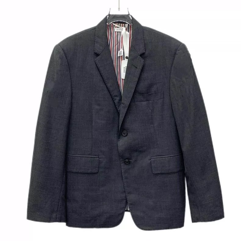 Thom Browne Thom browne Dark gray wool lapel single-breasted long-sleev Size US M / EU 48-50 / 2 - 1 Thumbnail