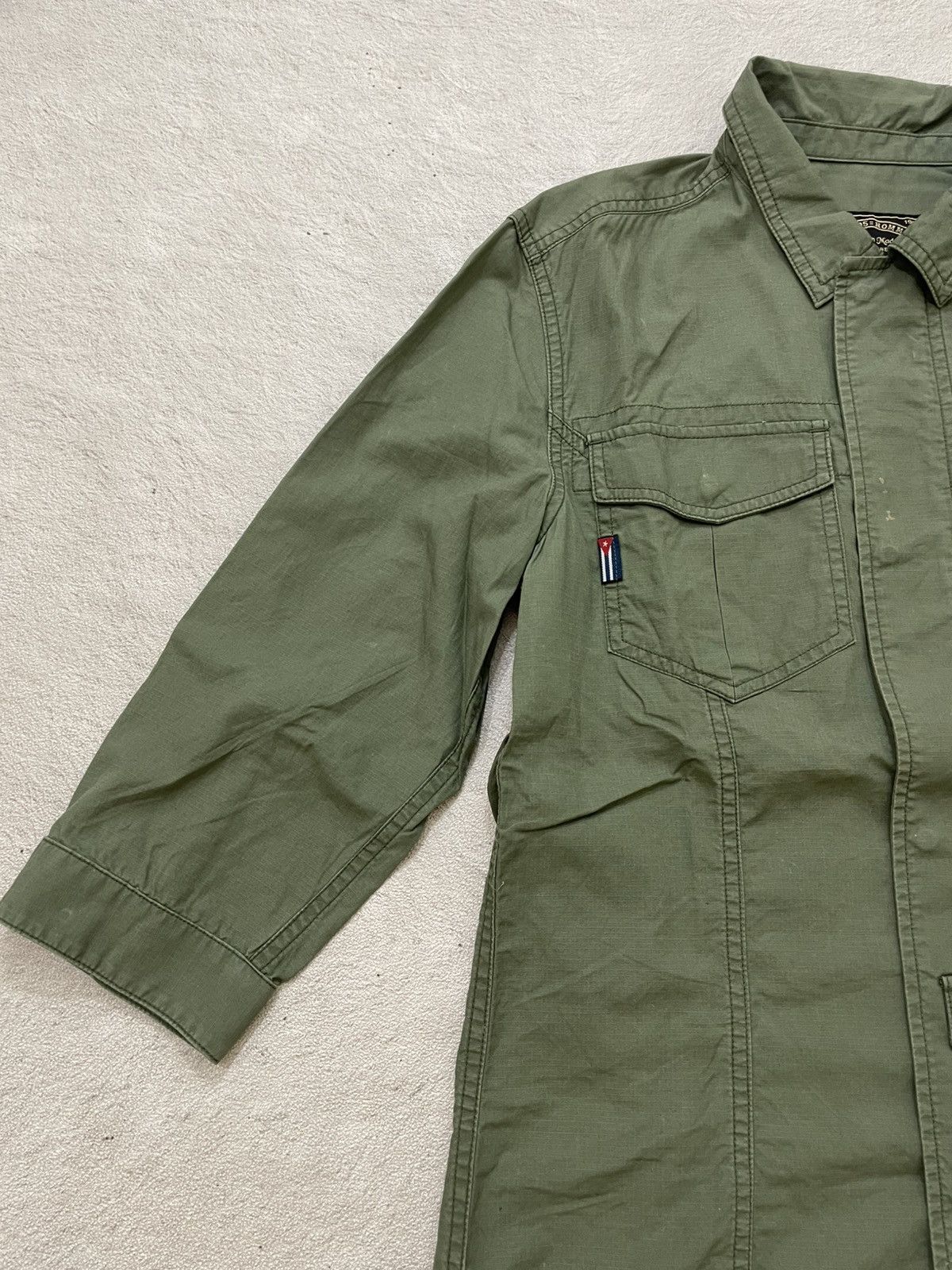 291295=Homme 291295=home Shirt Olive Utility Multi Pocket 14th if6was9 Size US M / EU 48-50 / 2 - 3 Thumbnail