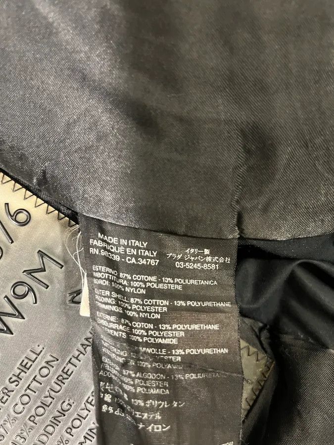 Prada 2000s Prada Aero Dark Contemporary Bomber Jacket Size US S / EU 44-46 / 1 - 12 Thumbnail