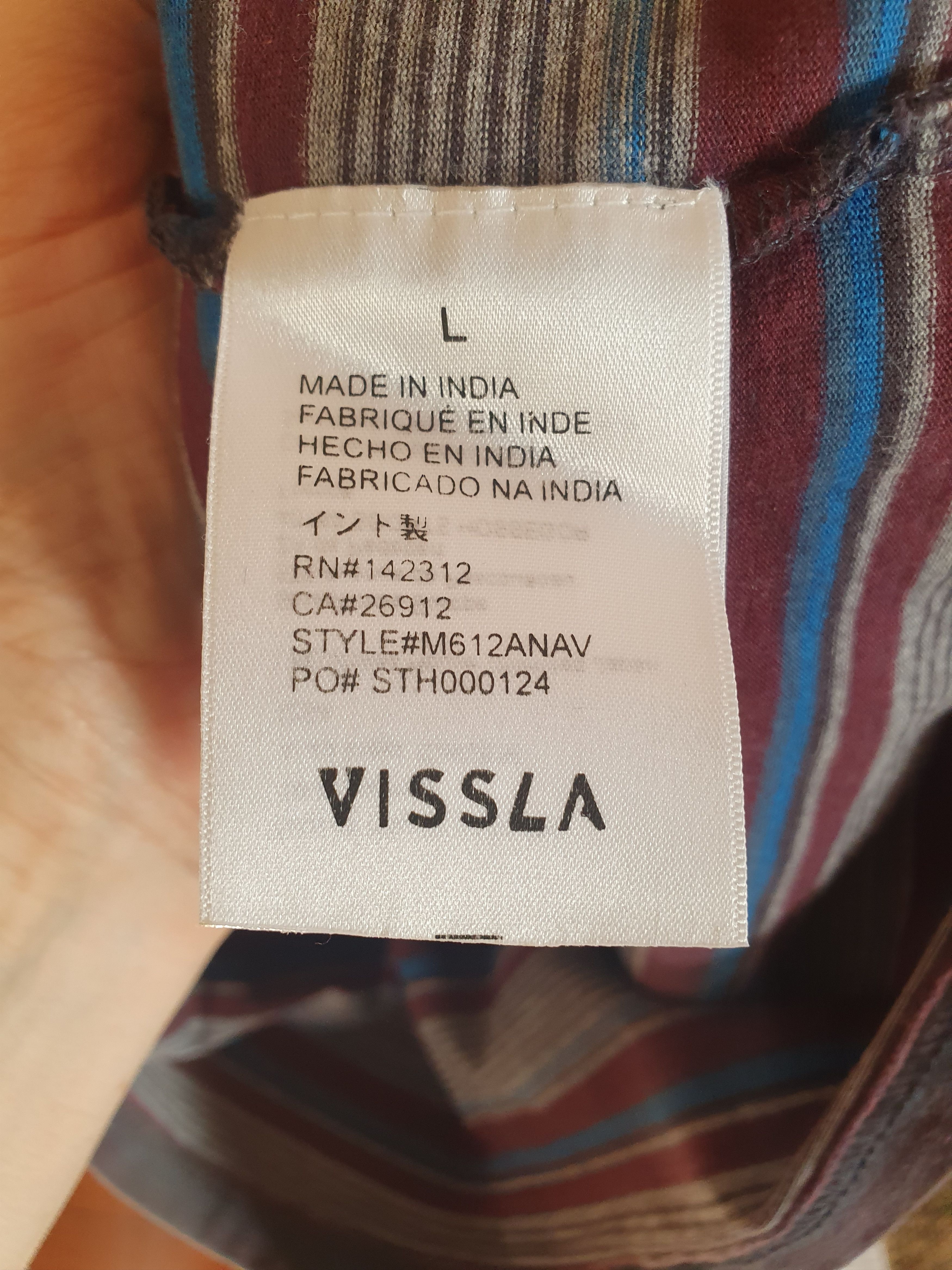 Vissla Vissla Descanso Hooded Popover Blanket Striped sweatshirt L Size US L / EU 52-54 / 3 - 4 Thumbnail