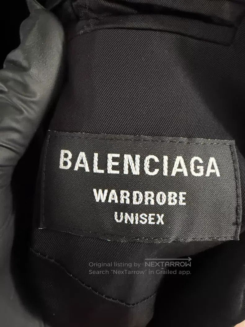 Balenciaga Balenciaga Black Lustrous Viscose Woolen Blazer Jacket Size US S / EU 44-46 / 1 - 5 Thumbnail