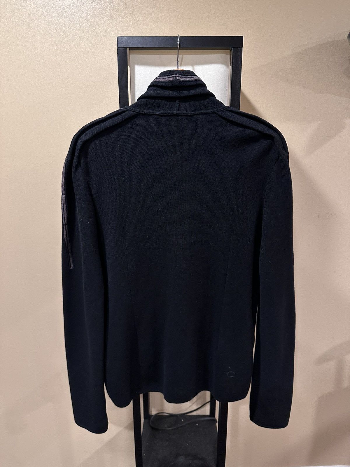 Kiko Kostadinov Kiko Kostadinov Black Oval Button Up Sweater Cardigan Size US S / EU 44-46 / 1 - 2 Thumbnail