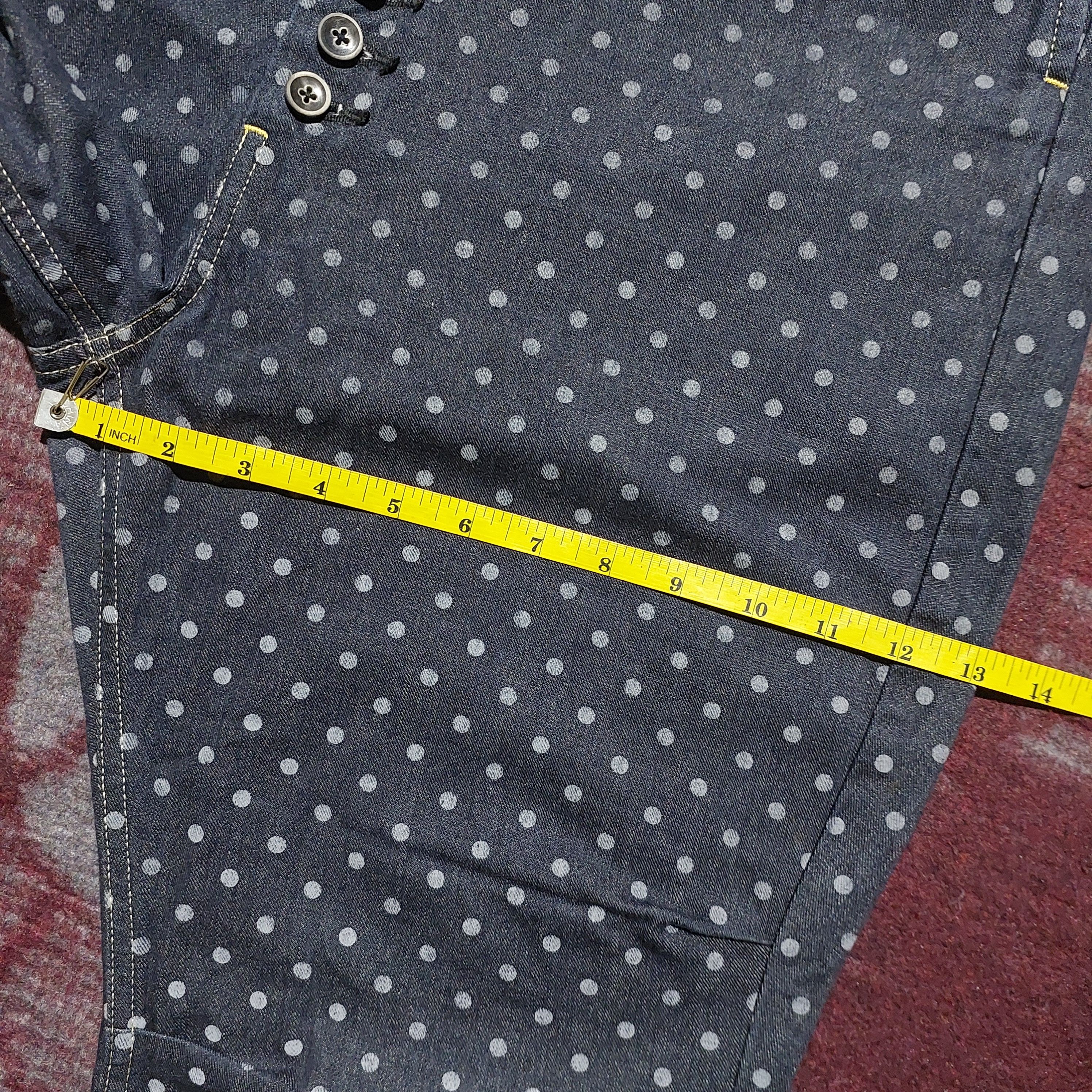 Kapital Kapital polca Clown button down denim pants Size US 32 / EU 48 - 17 Thumbnail