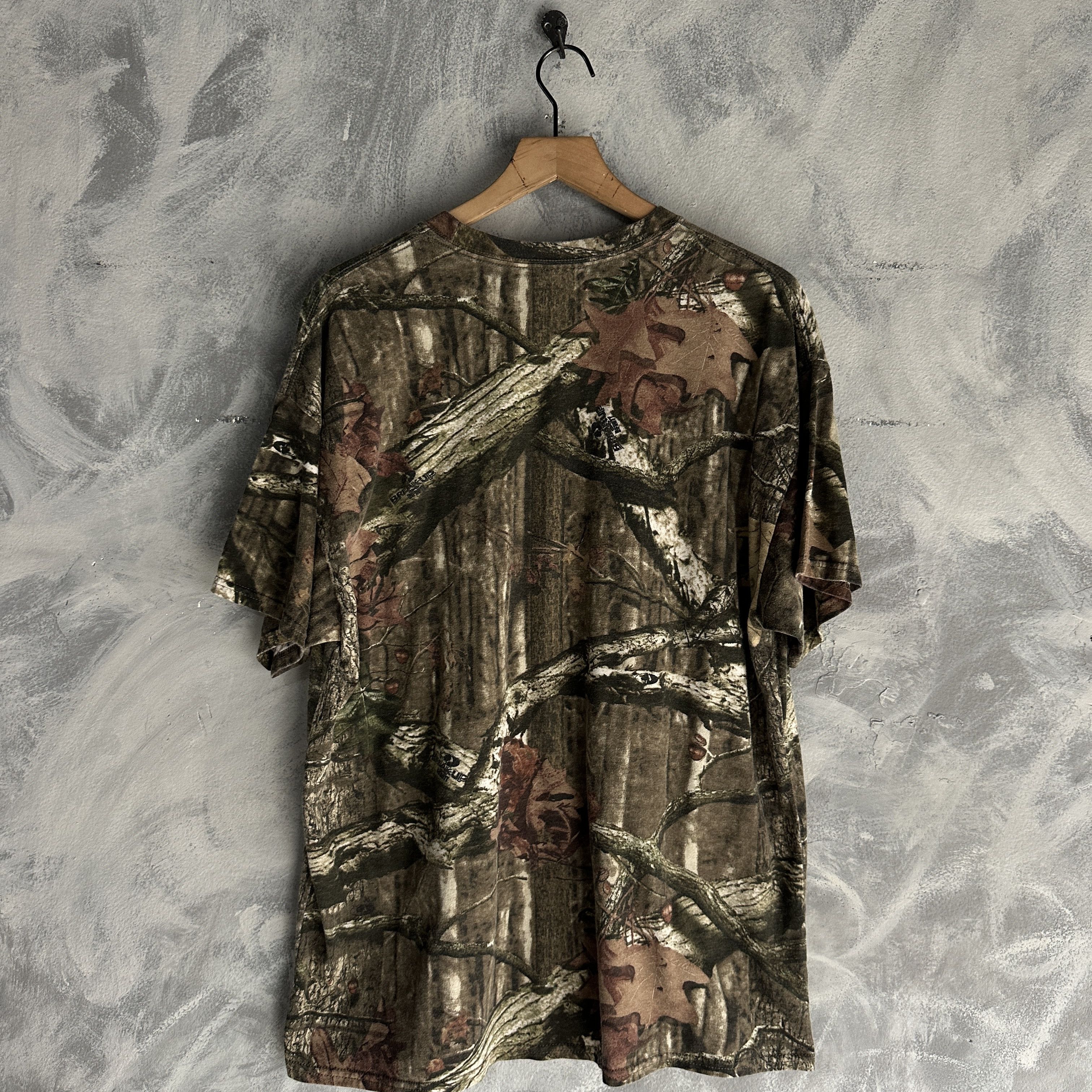 Mossy Oaks Vintage Mossy Oak Camo Camouflage T Shirt Mens Breakup Size US XL / EU 56 / 4 - 6 Thumbnail