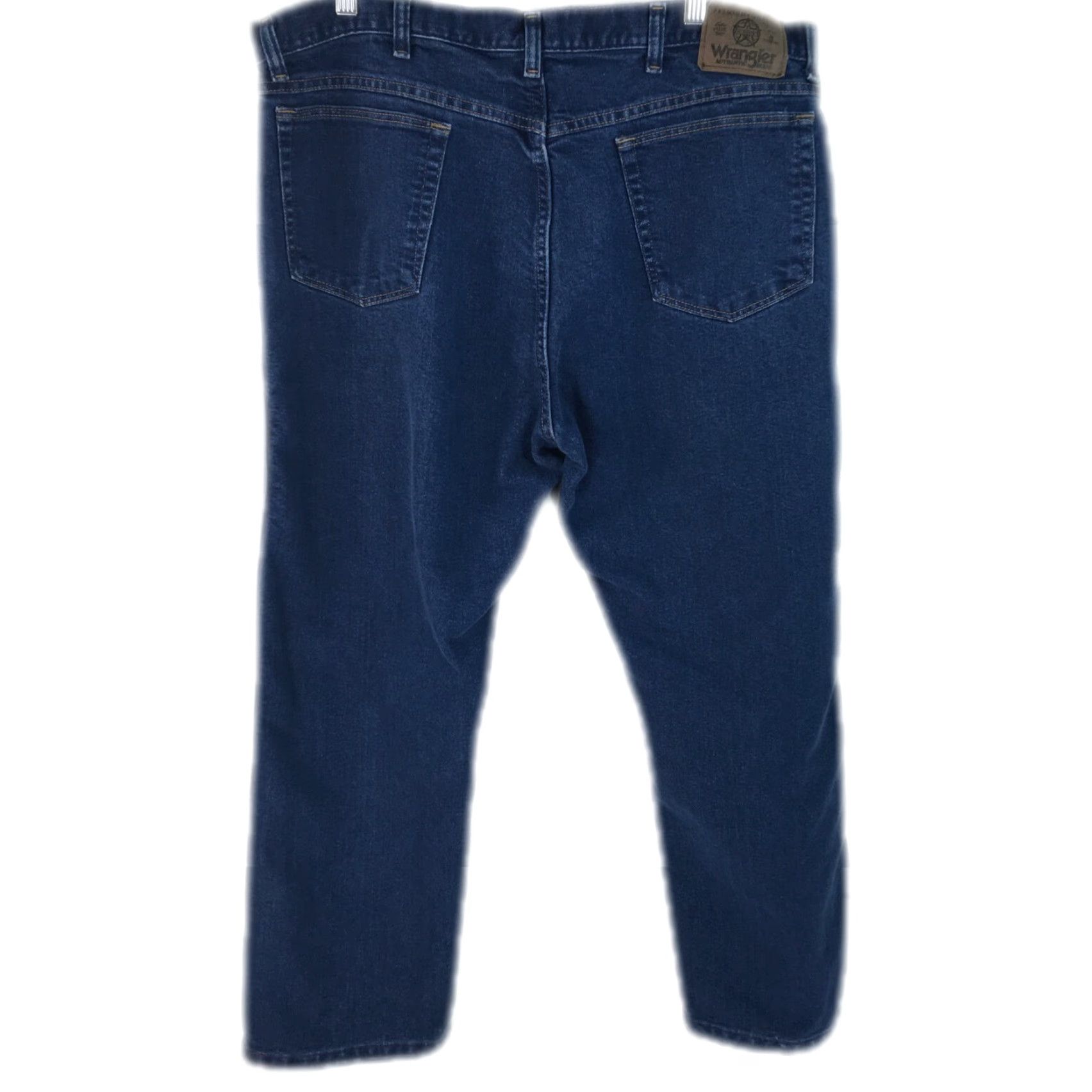 Wrangler VINTAGE Wrangler Jeans Mens Size 40x29 Straight Leg Denim Blue 5-Pocket Regular Rise High Navy Blue Wrangler Mens Jeans Size US 38 / EU 54 - 2 Thumbnail