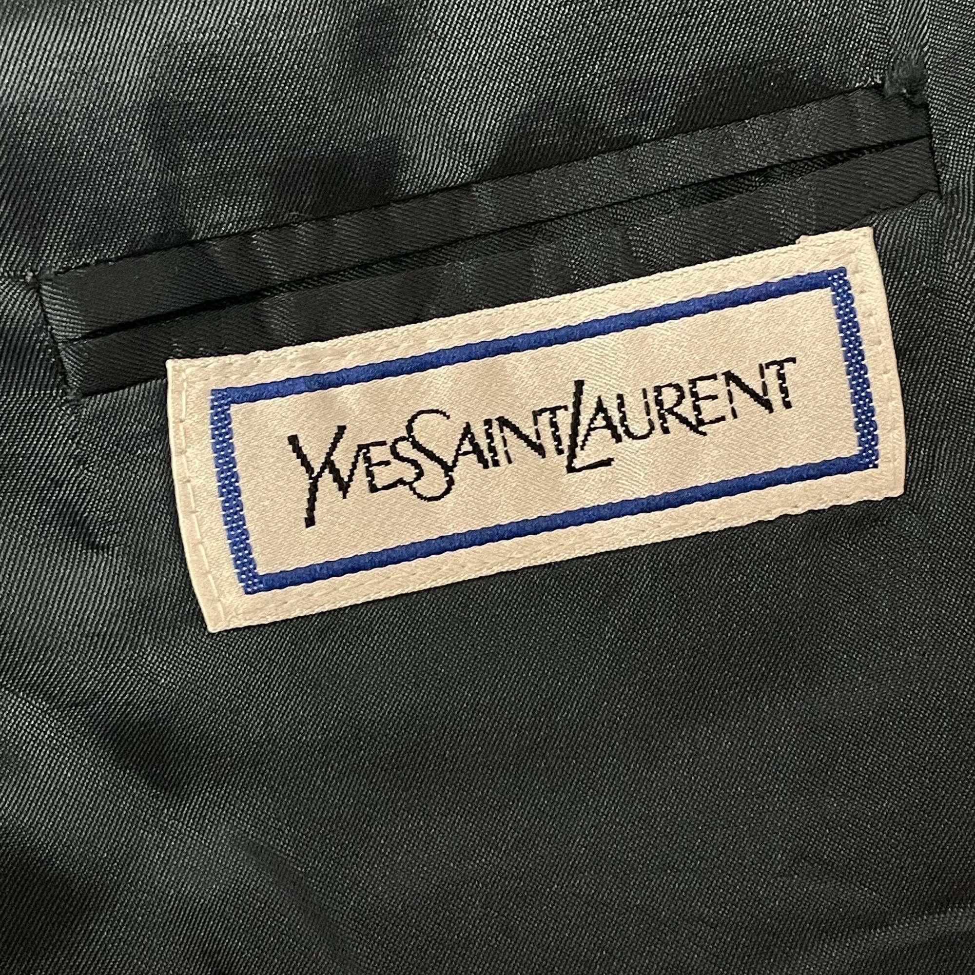 Yves Saint Laurent Vtg Yves Saint Laurent YSL Sport Coat FRANCE Wool Blazer Size 42R - 5 Thumbnail